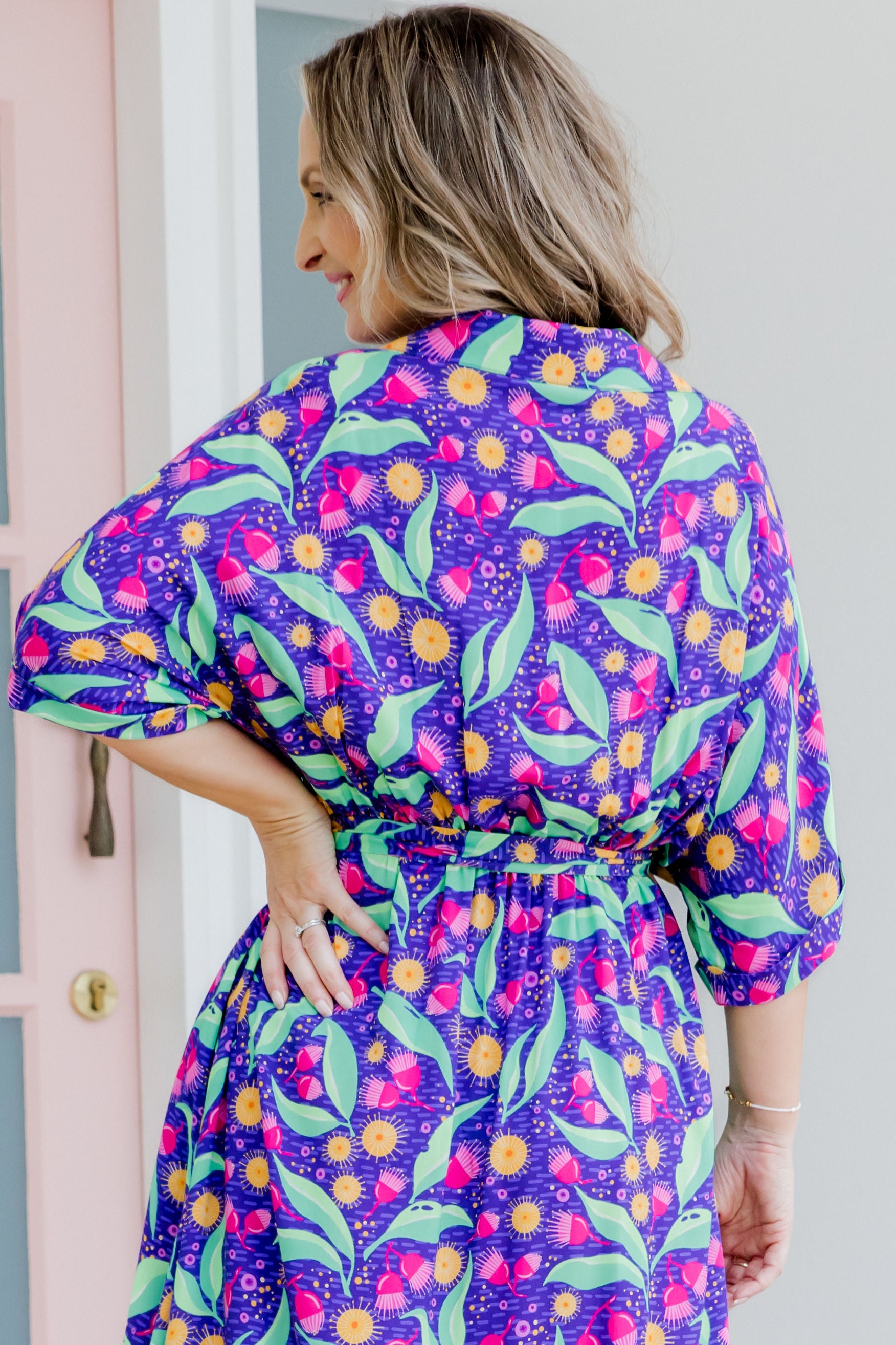 Maddy Midi Dress in Gumnuts