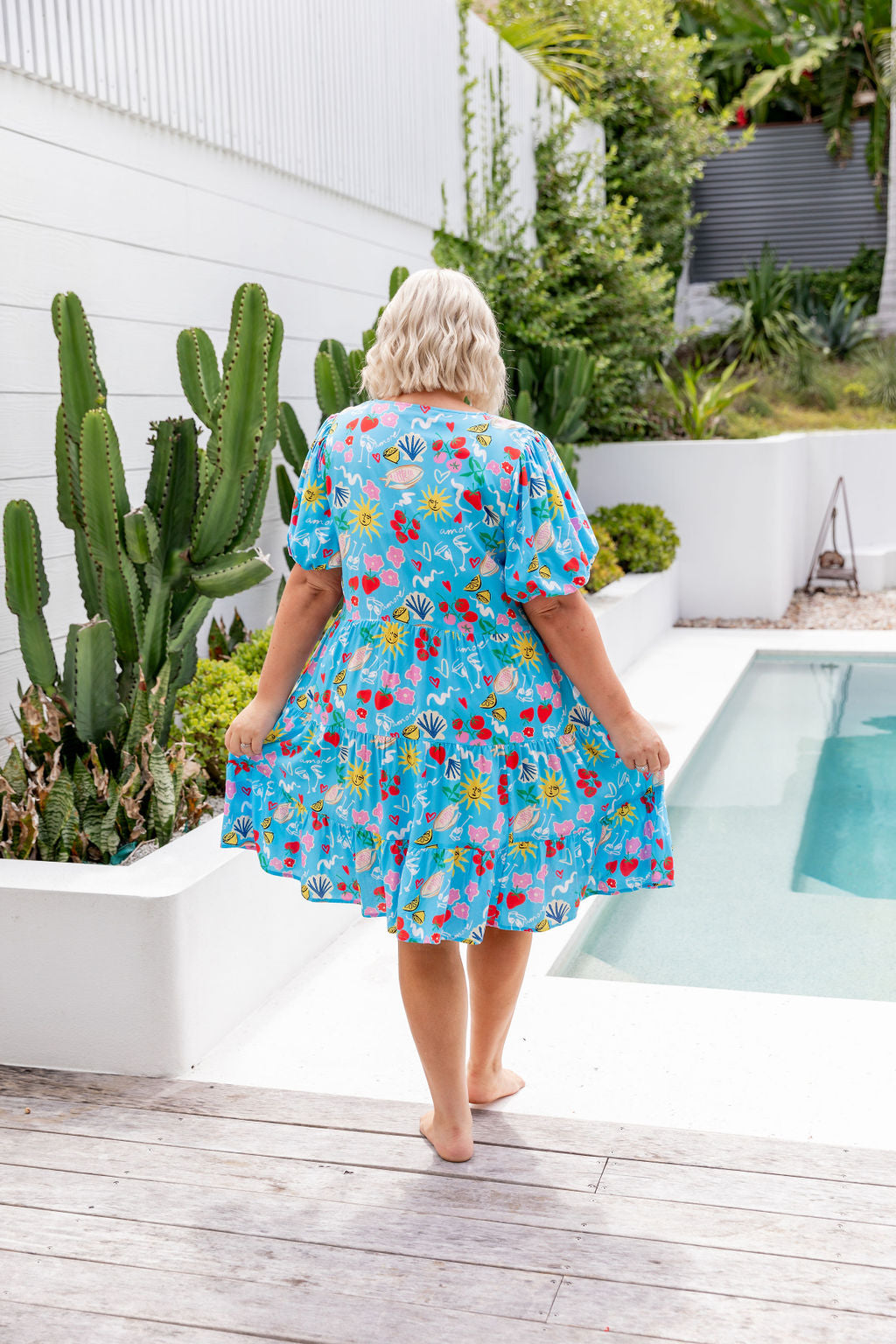 Greta Party Dress in Sicily