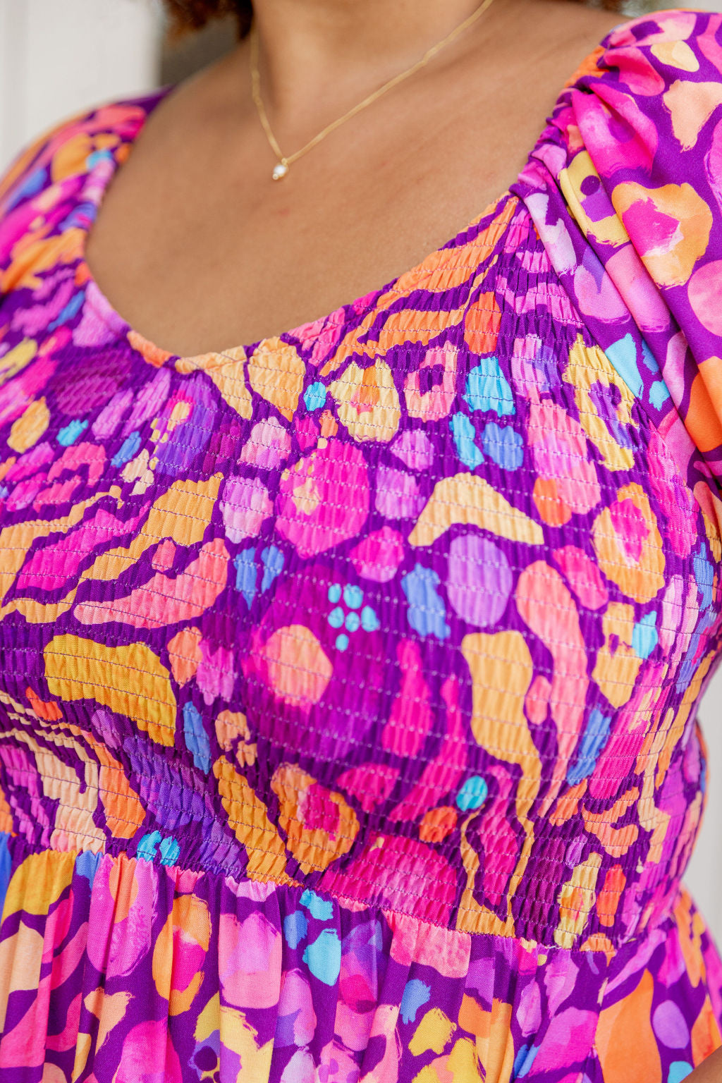 Peri Midi Dress in Ruby by Kasey Rainbow