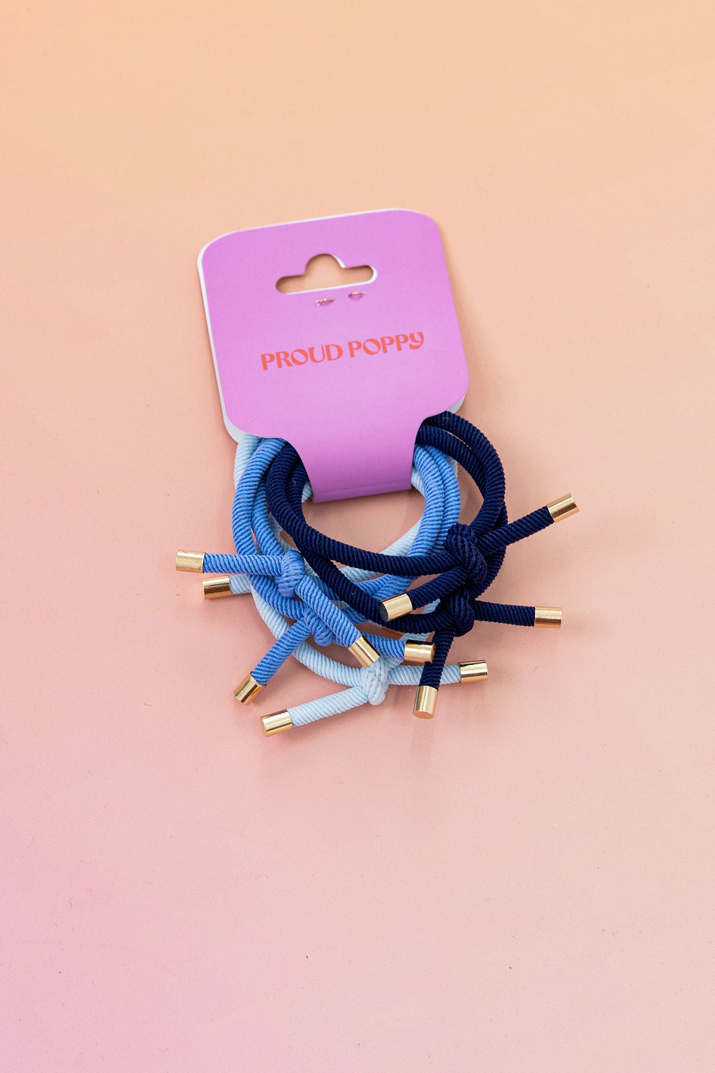 6 Pack Hair Ties in Ocean Colours