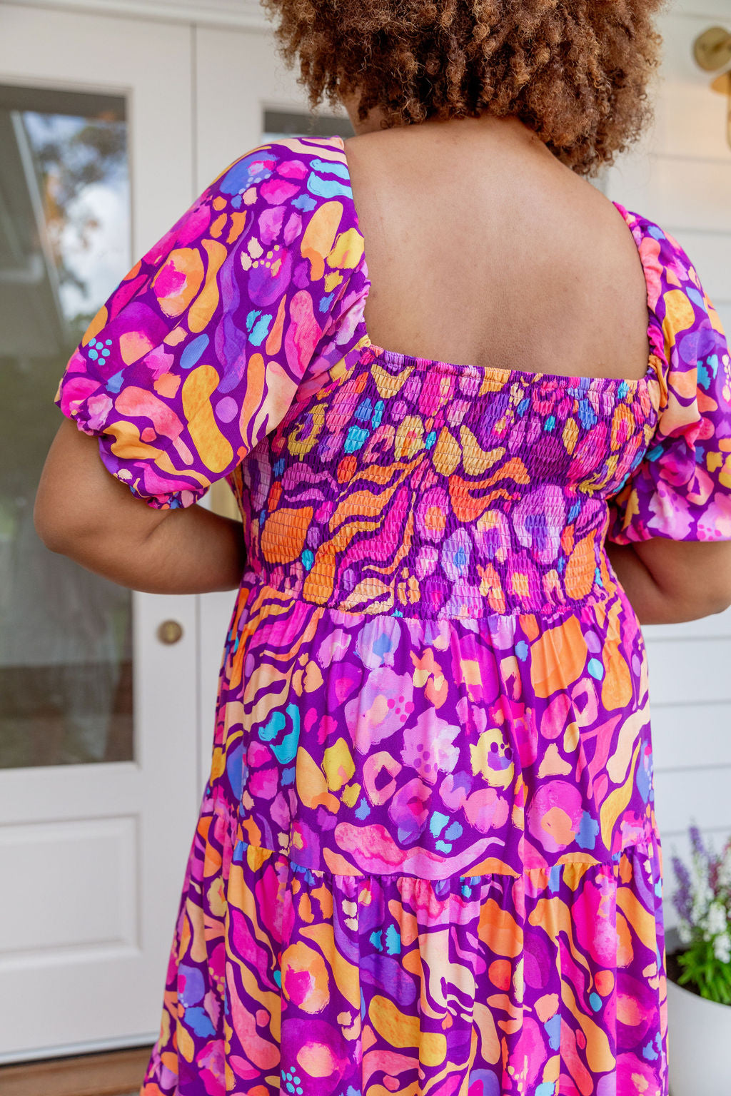 Peri Midi Dress in Ruby by Kasey Rainbow