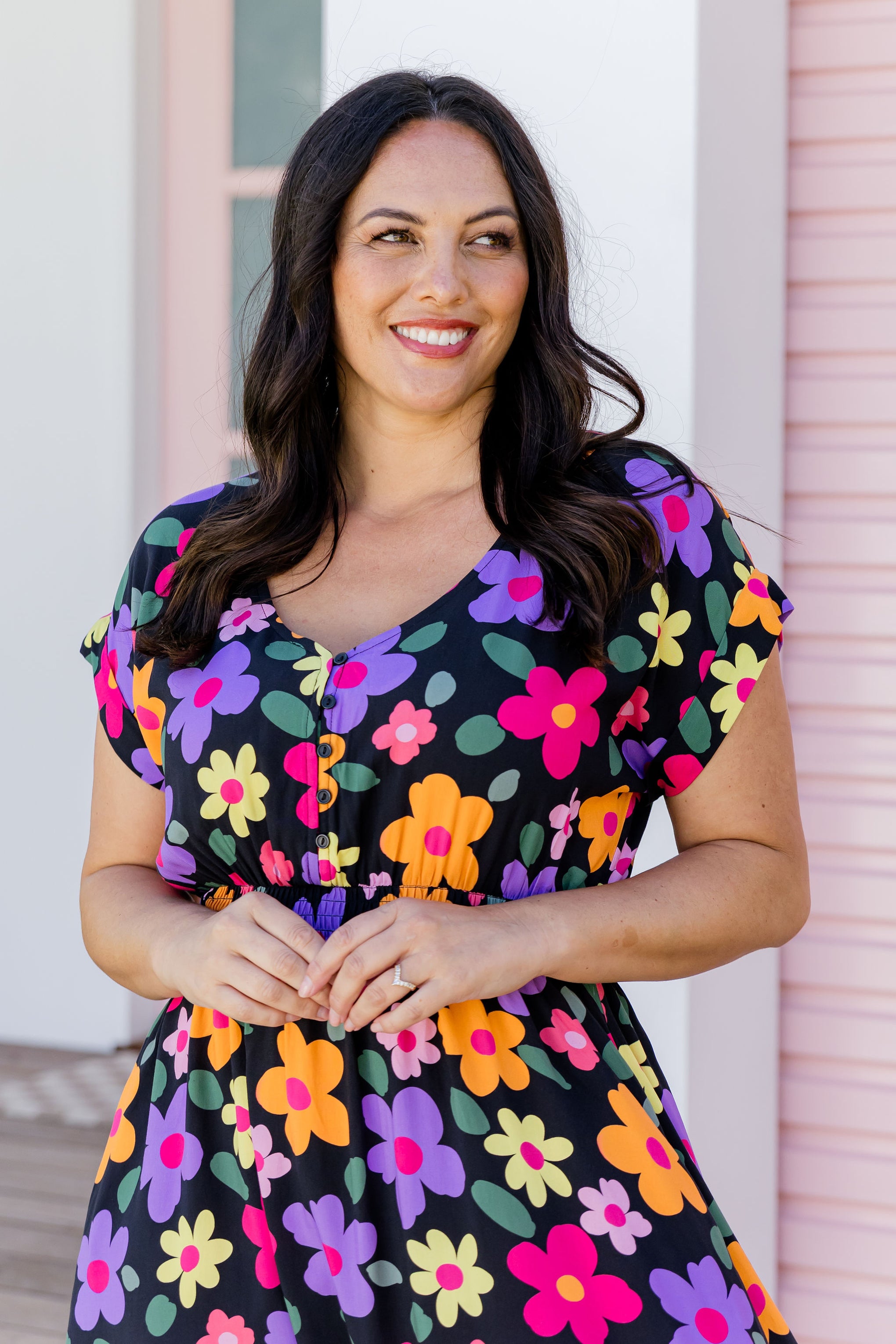 Millie Midi Dress in Bloomie