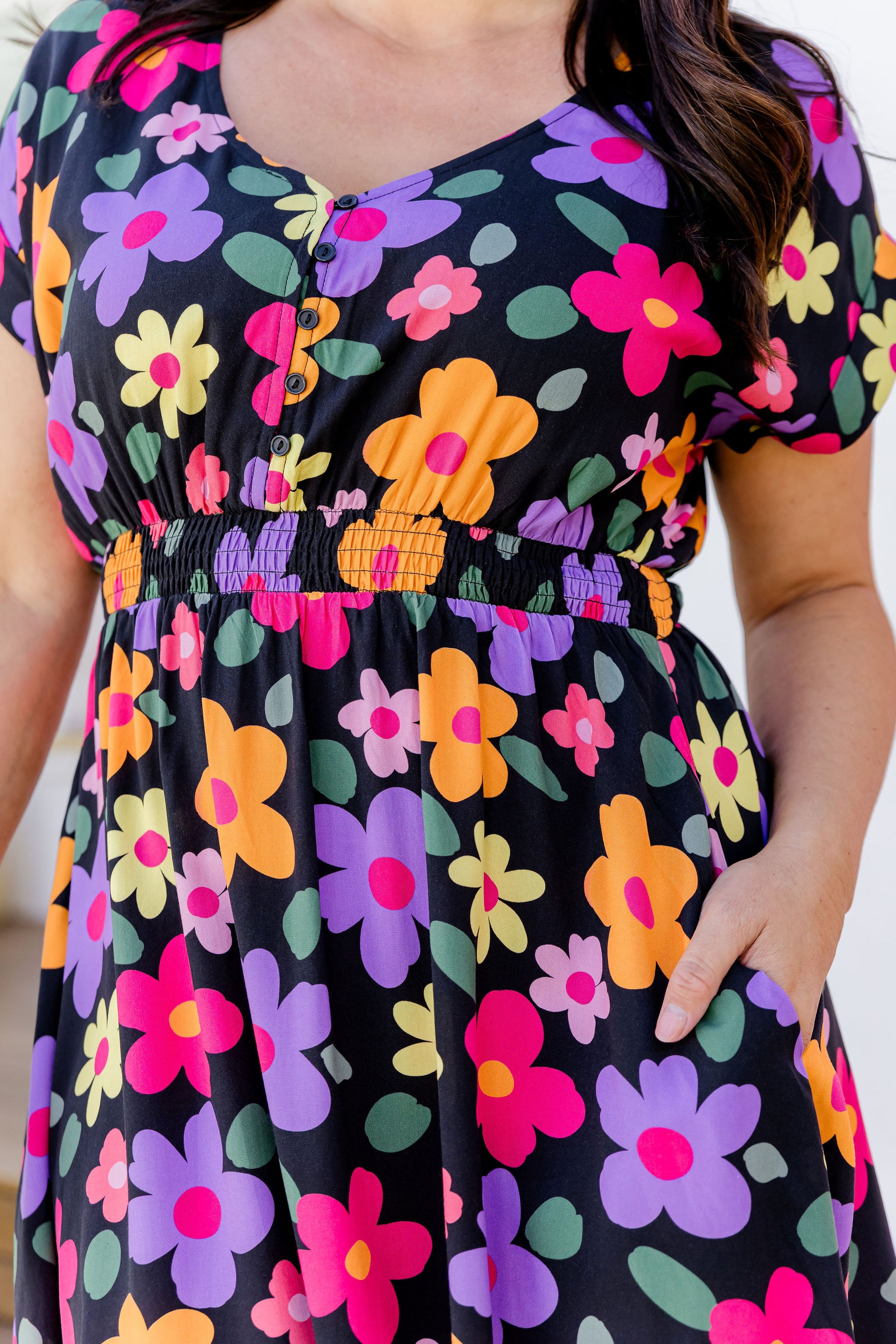 Millie Midi Dress in Bloomie