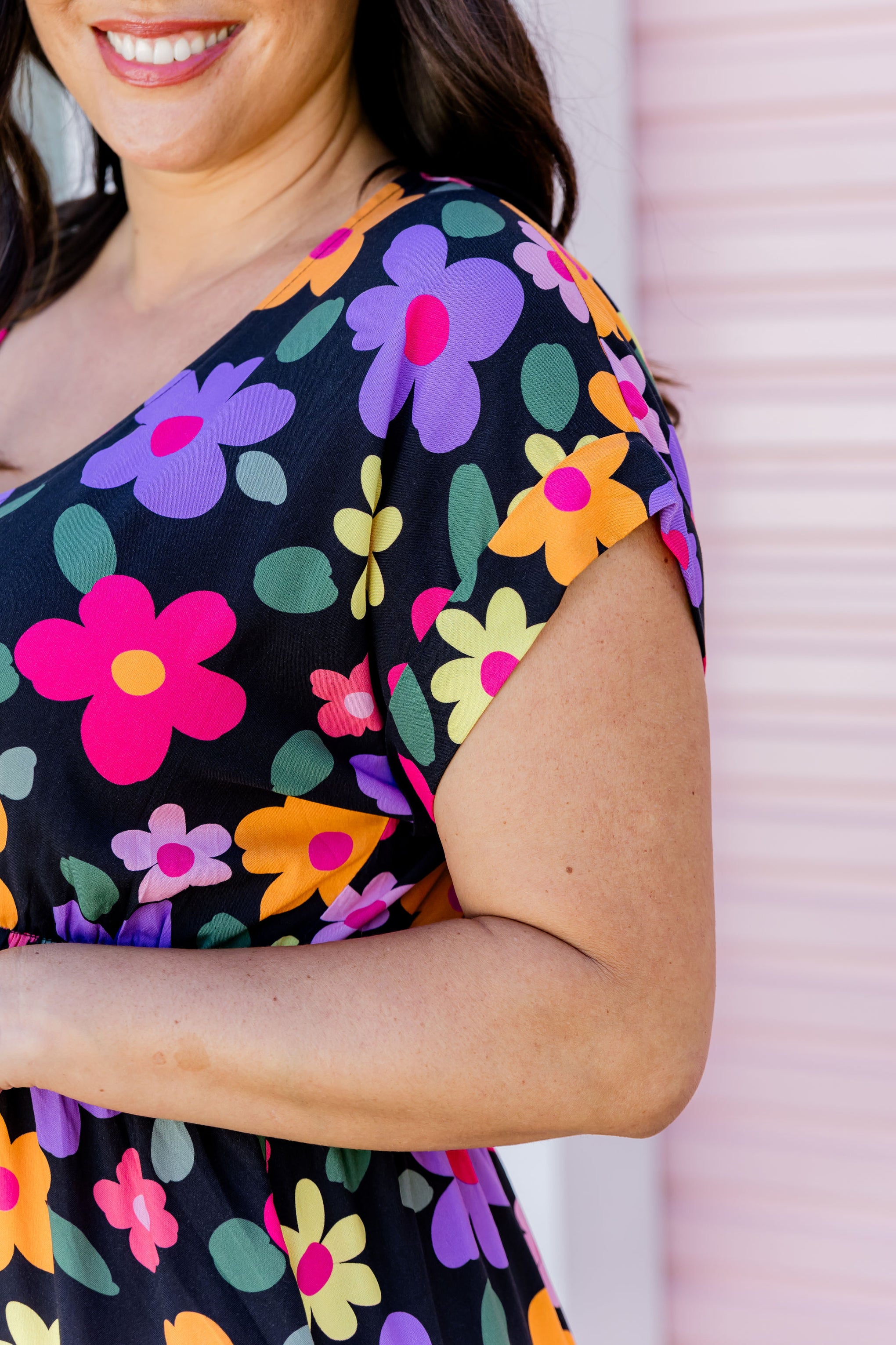 Millie Midi Dress in Bloomie