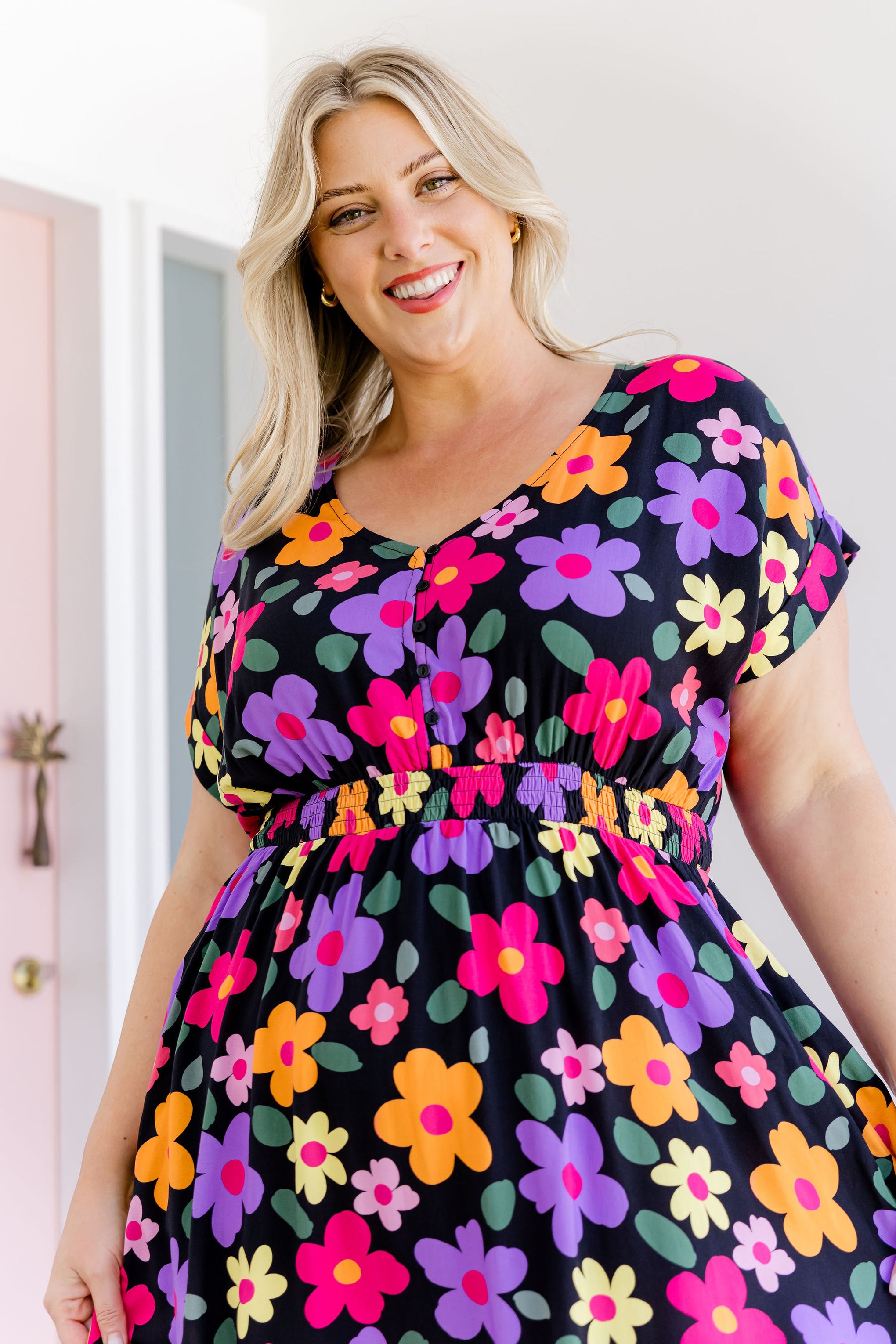 Millie Midi Dress in Bloomie