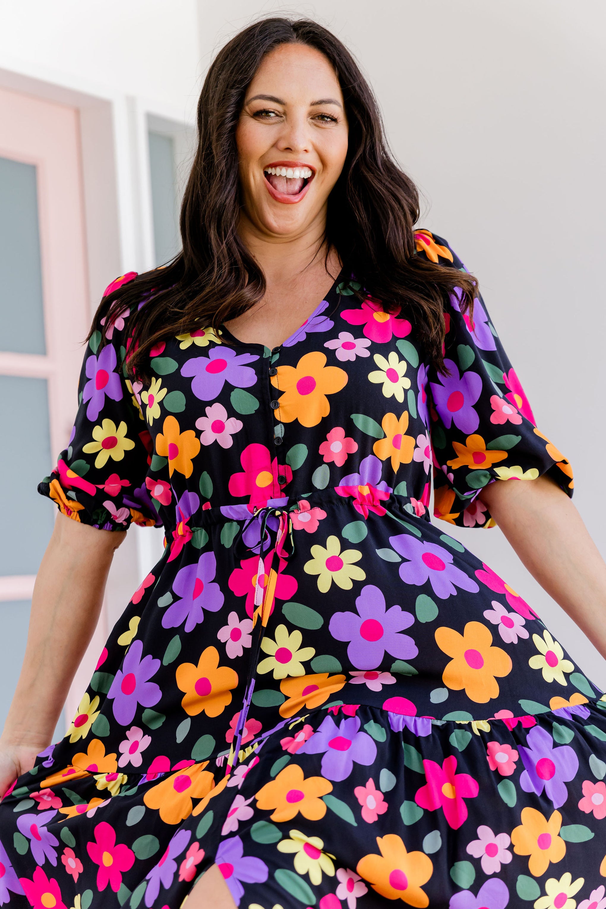 Billie Maxi Dress in Bloomie