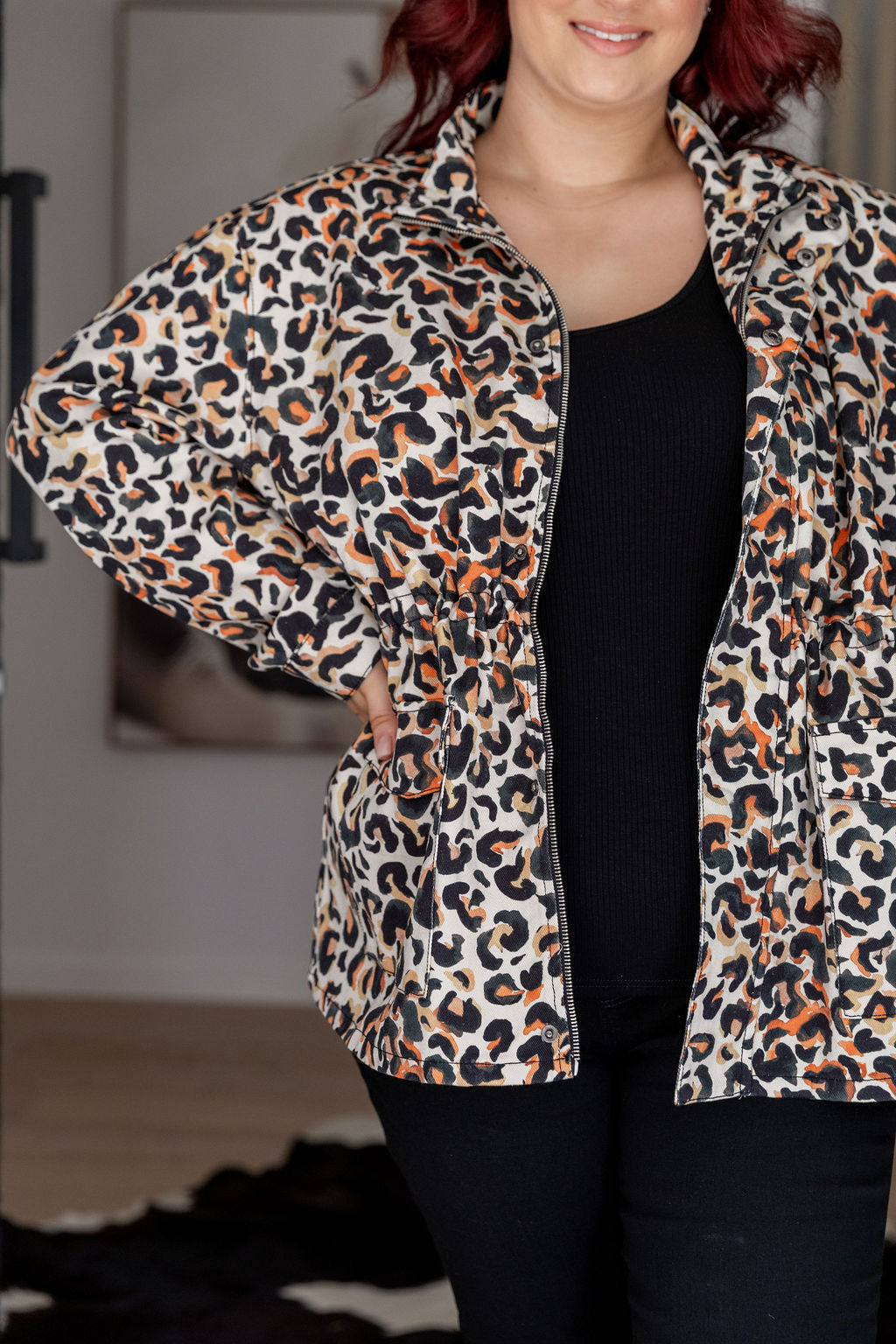 Lakey Jacket in Instinct Print