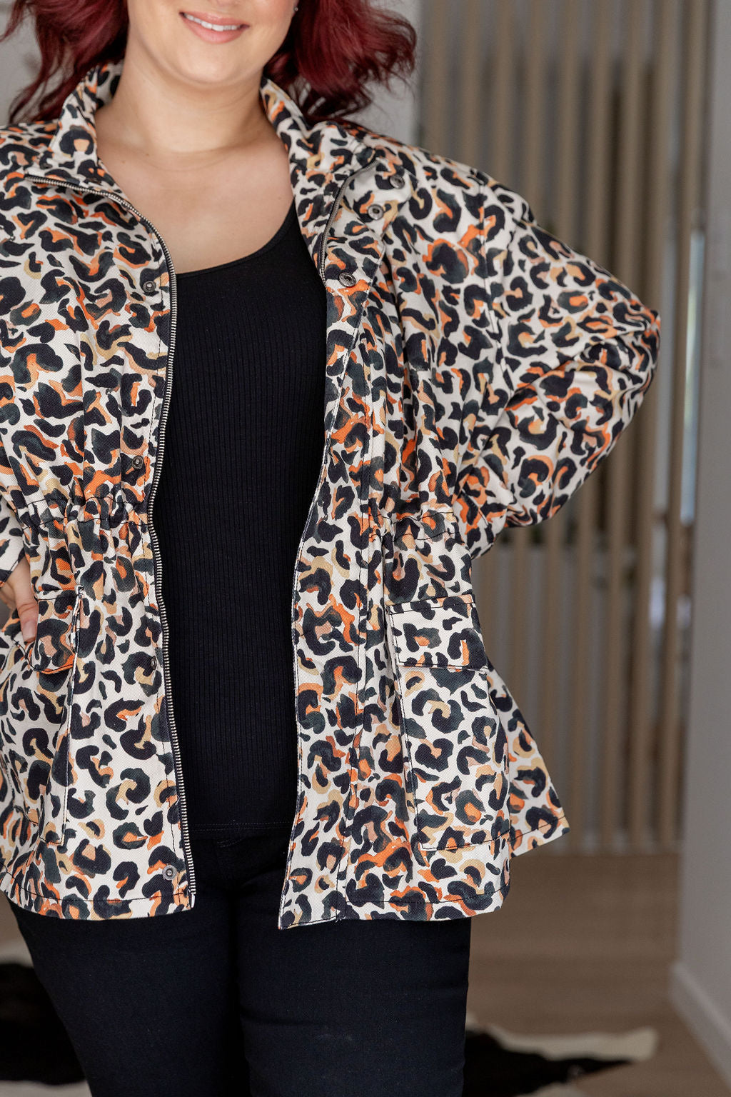 Lakey Jacket in Instinct Print