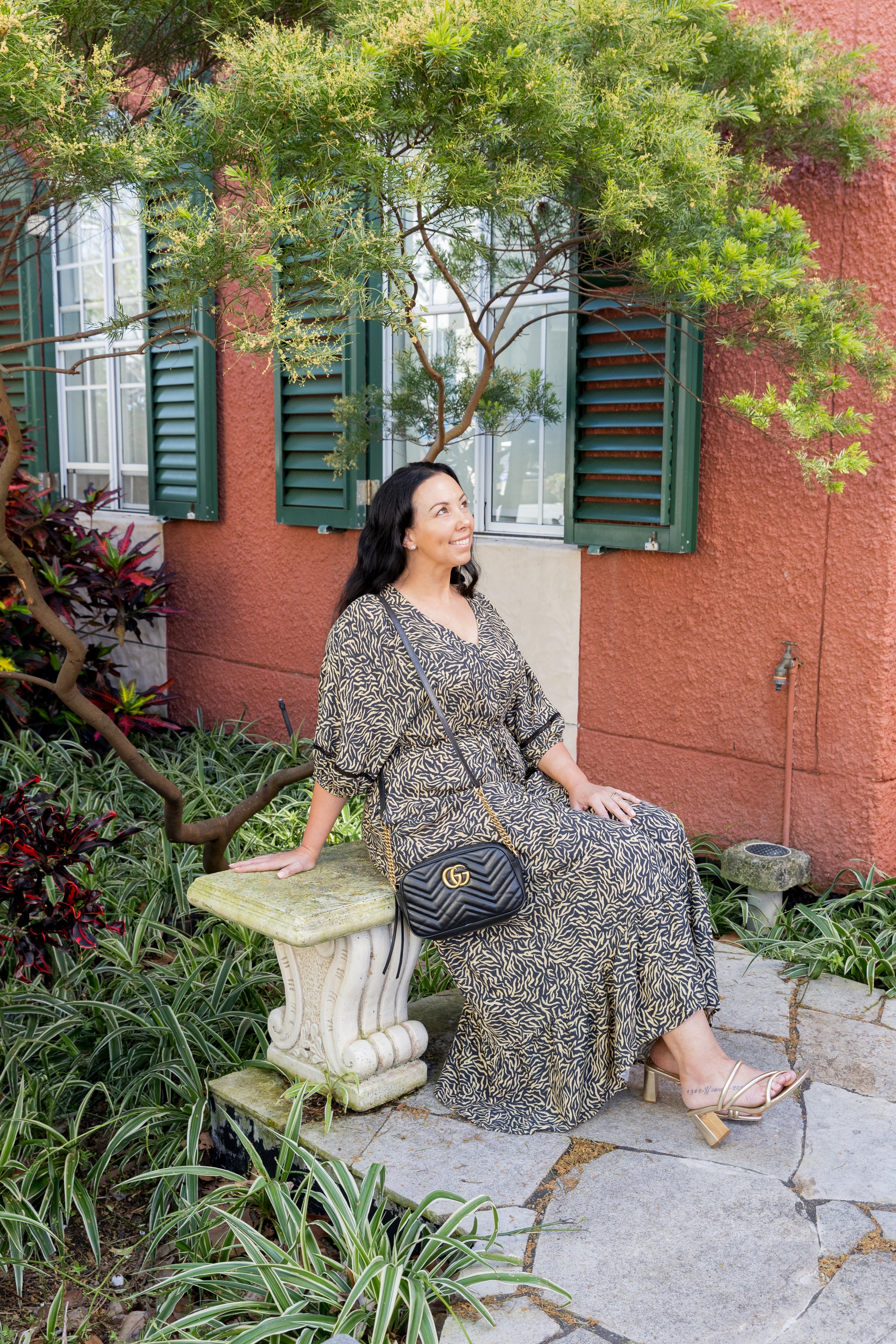 Addison Maxi Dress in Sahara Nights