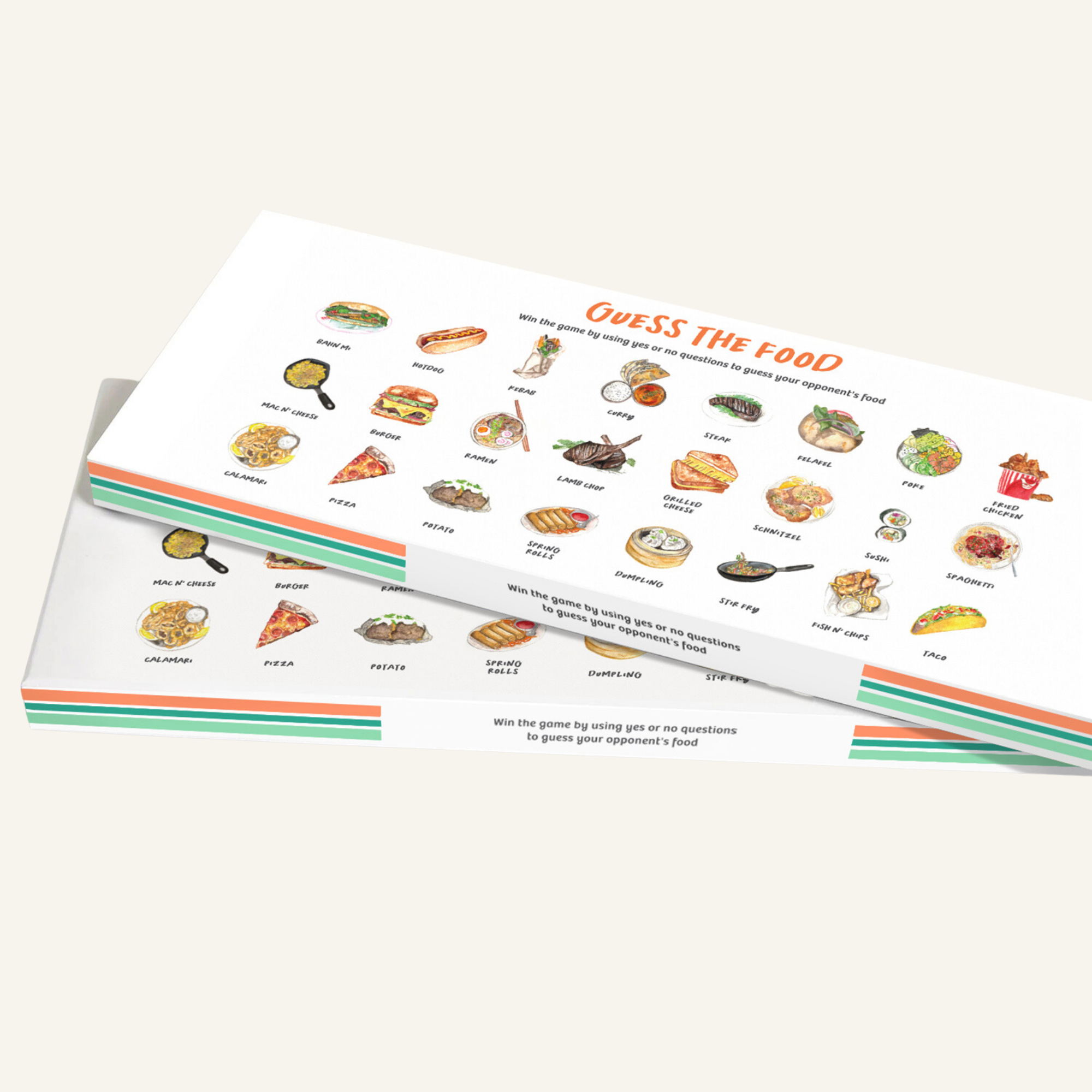 Guess the Food Card Game