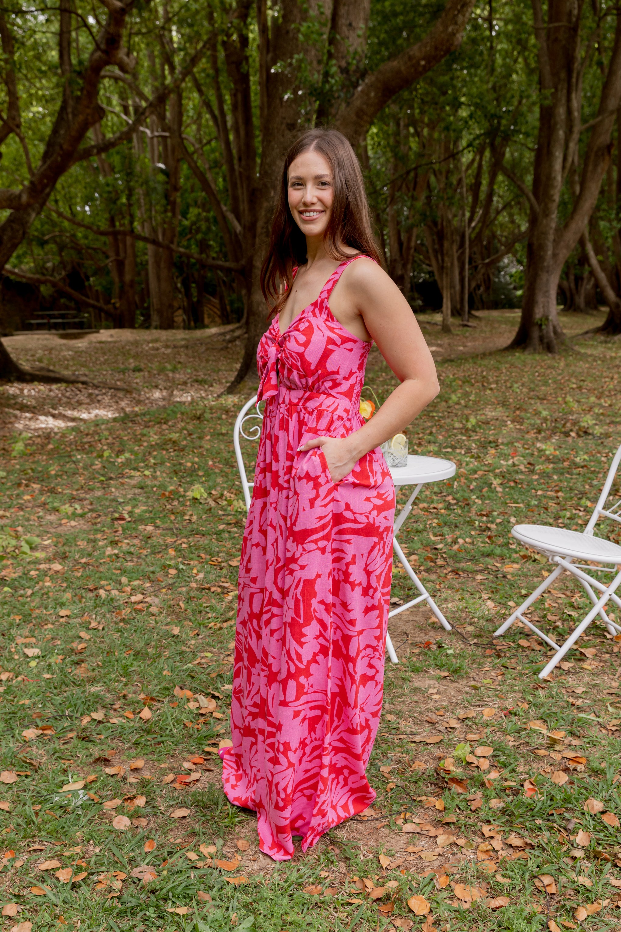 Christina Jumpsuit in Fiesta
