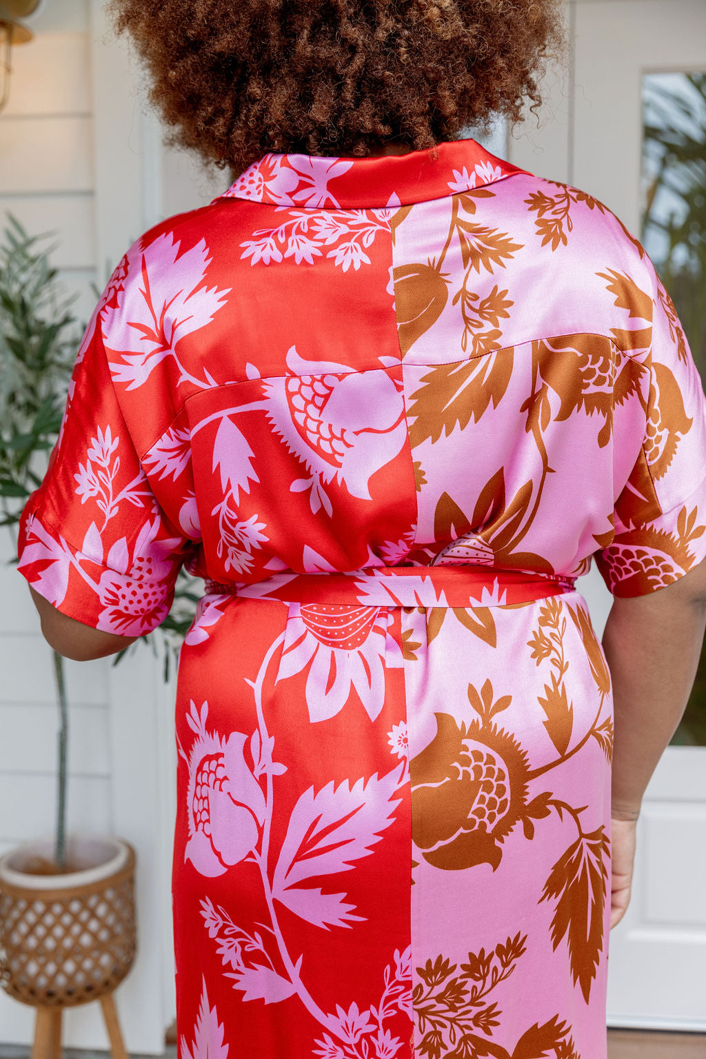 Tammin Dress in Pink Thistle