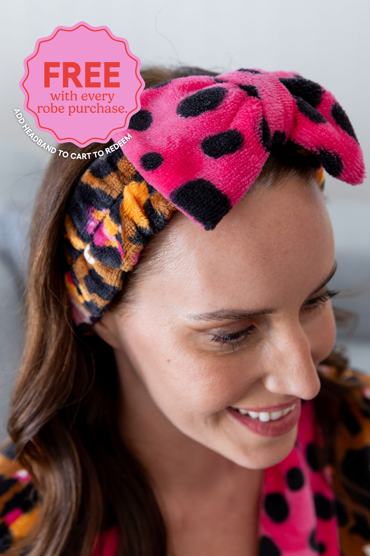 Lulu Headband in Bronze Leopard & Pink Cheetah by Kasey Rainbow