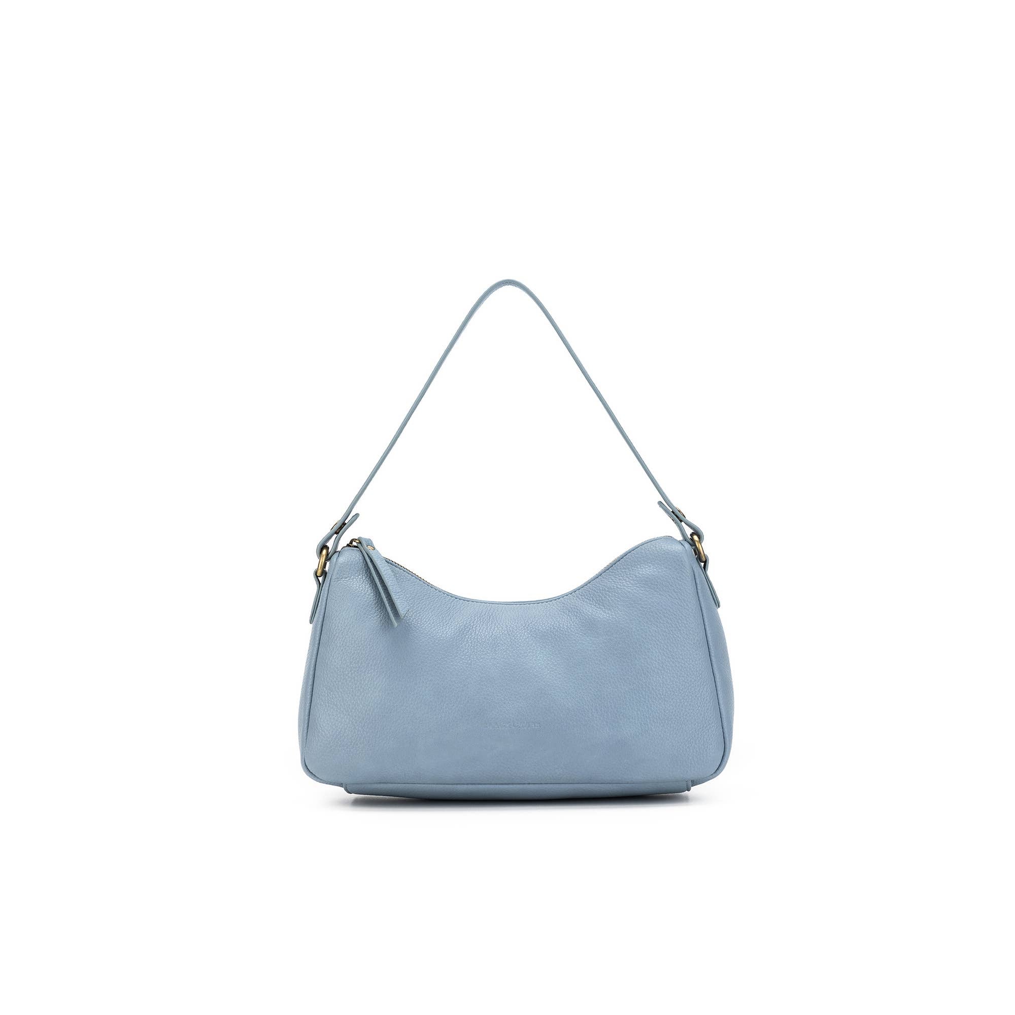 Claudette Denim Blue Shoulder Crossbody Bag by Black Caviar