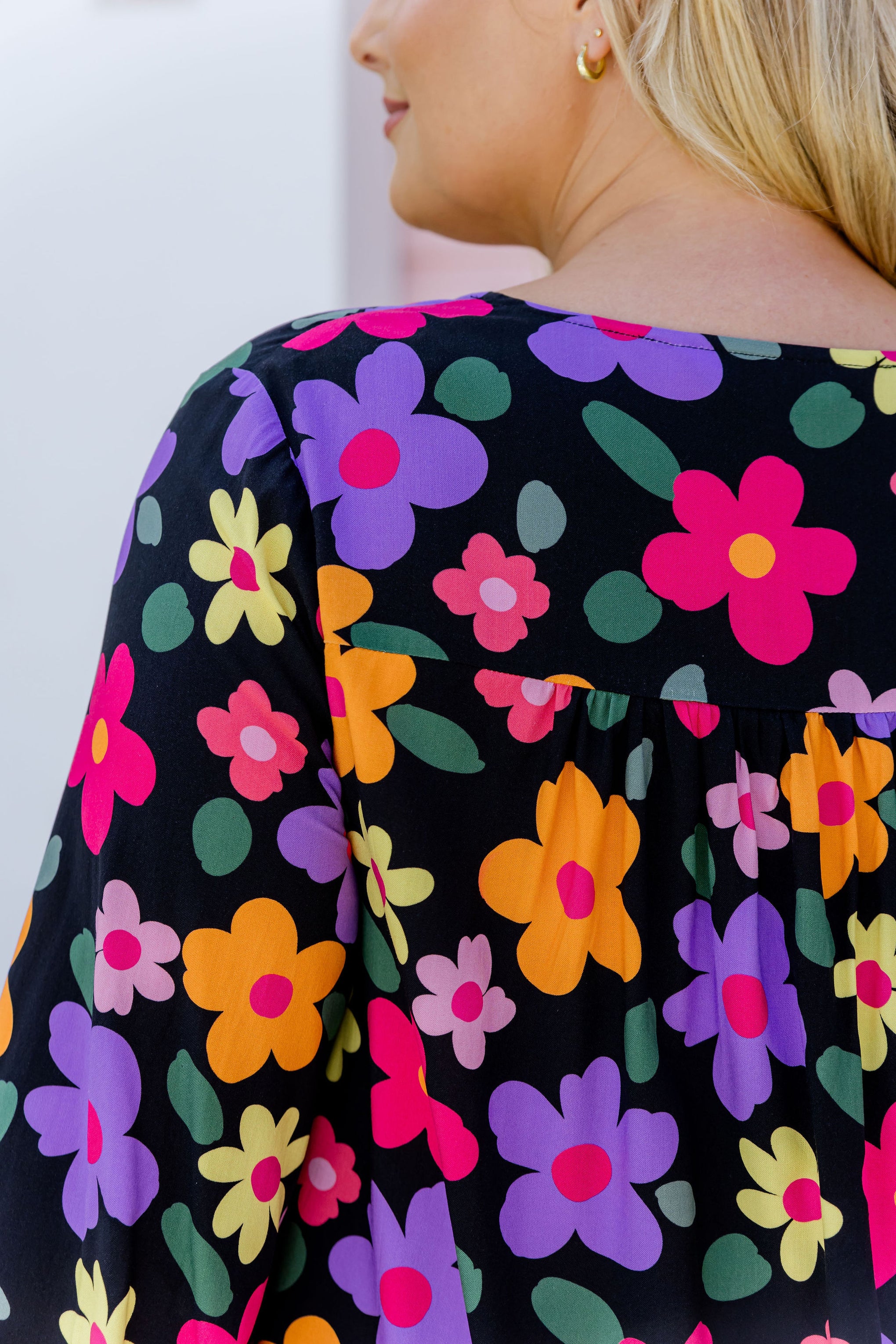 Natalie Long Sleeve Top in Bloomie