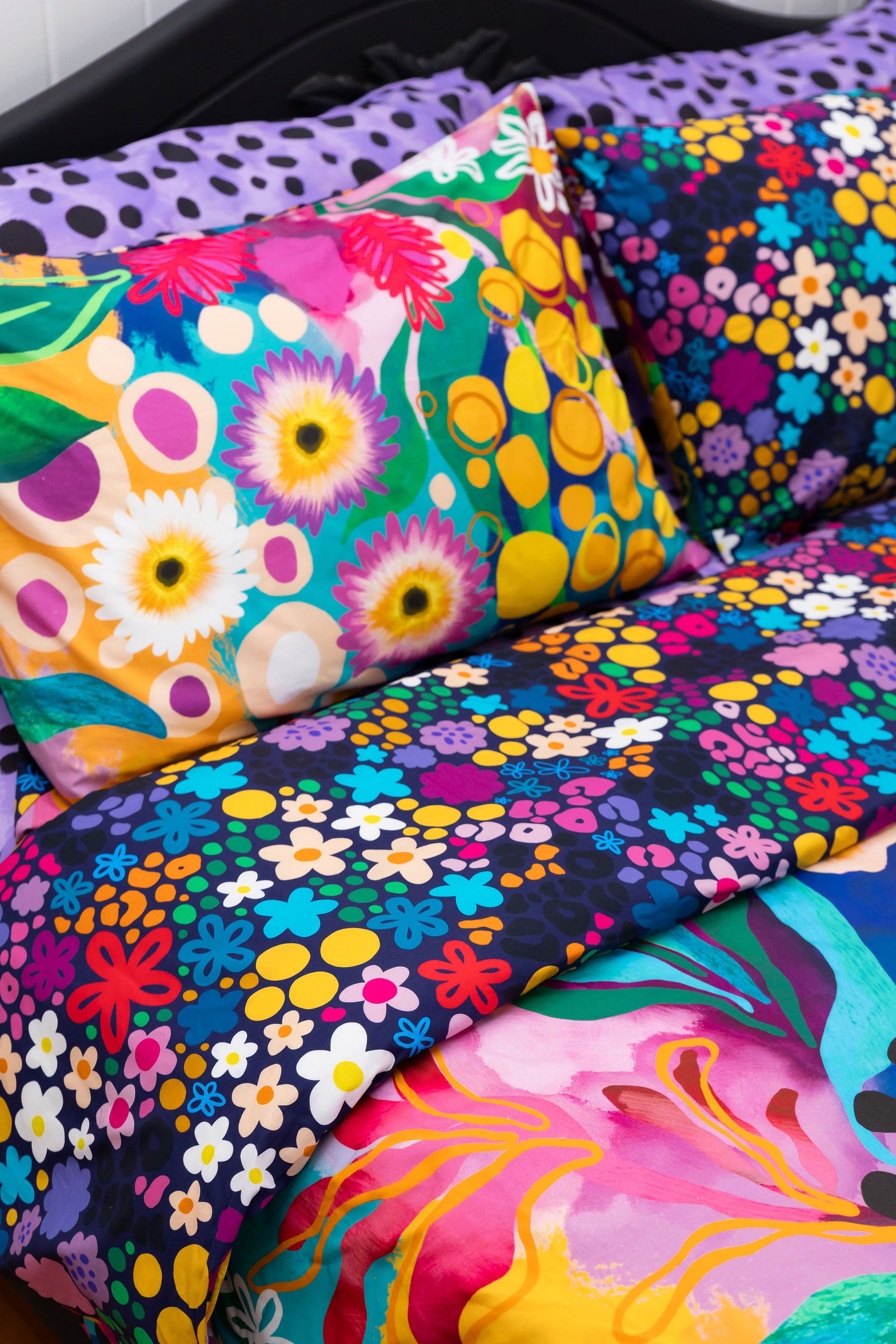 Quilt Cover Set in Matilda by Kasey Rainbow
