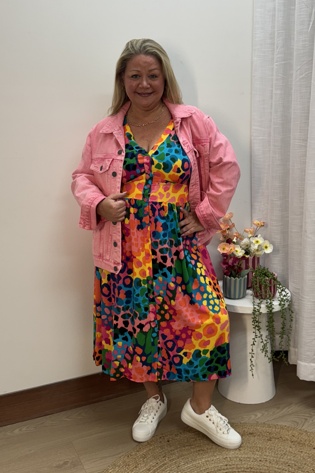Aura Midi Dress in Alfie by Kasey Rainbow