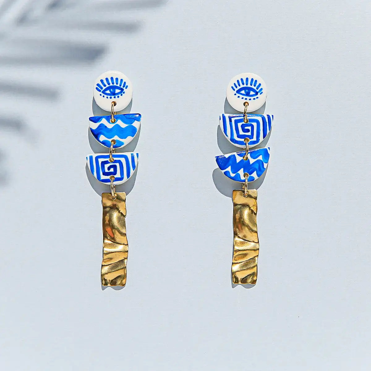 Santorini Swiggle Drop Earrings