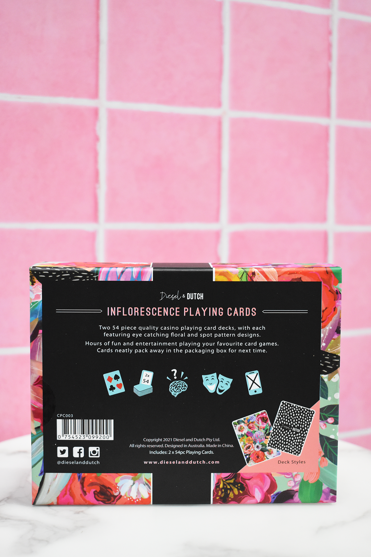 Casino Playing Cards - Inflorescence Game