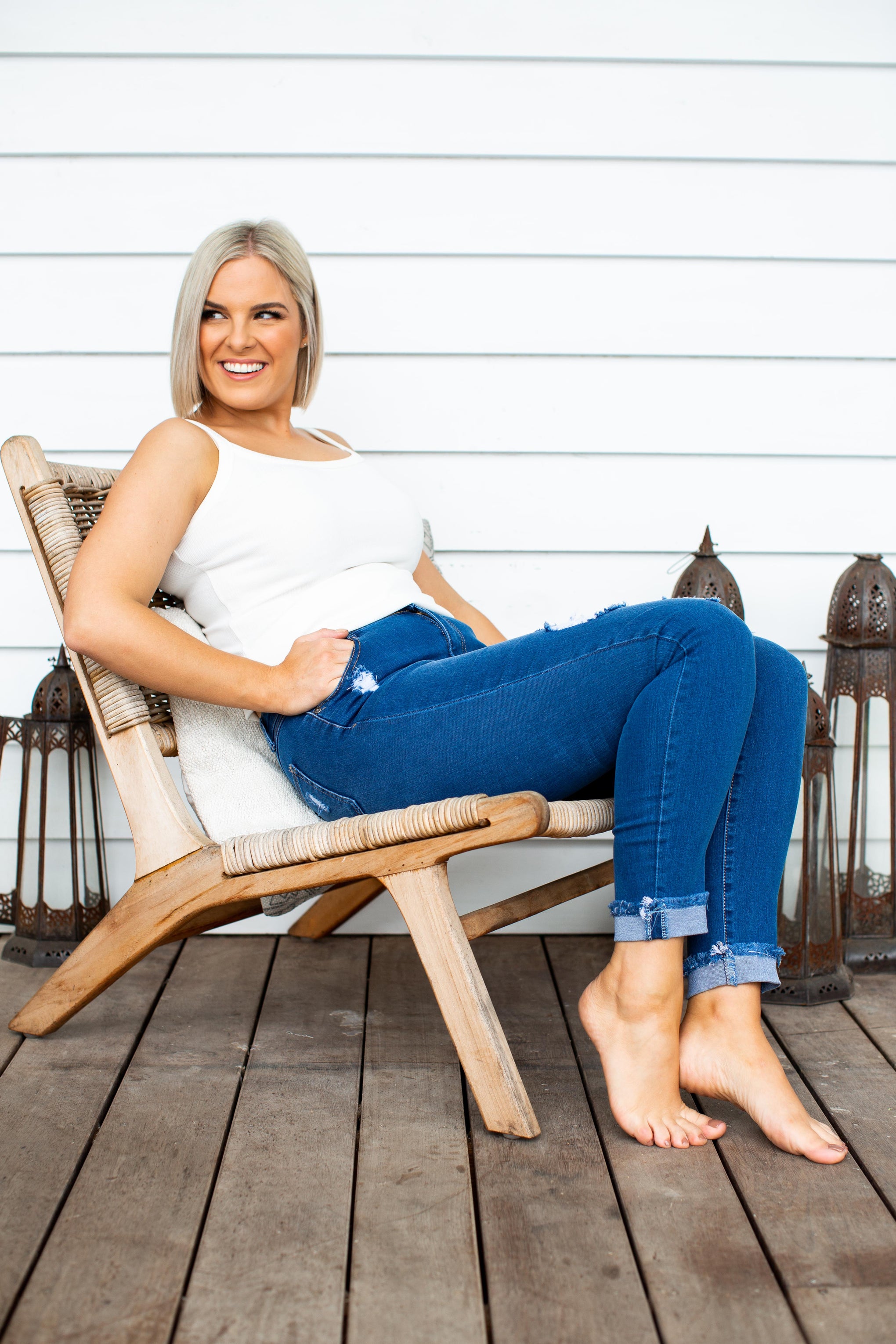 Peta Jeans in Dark Blue