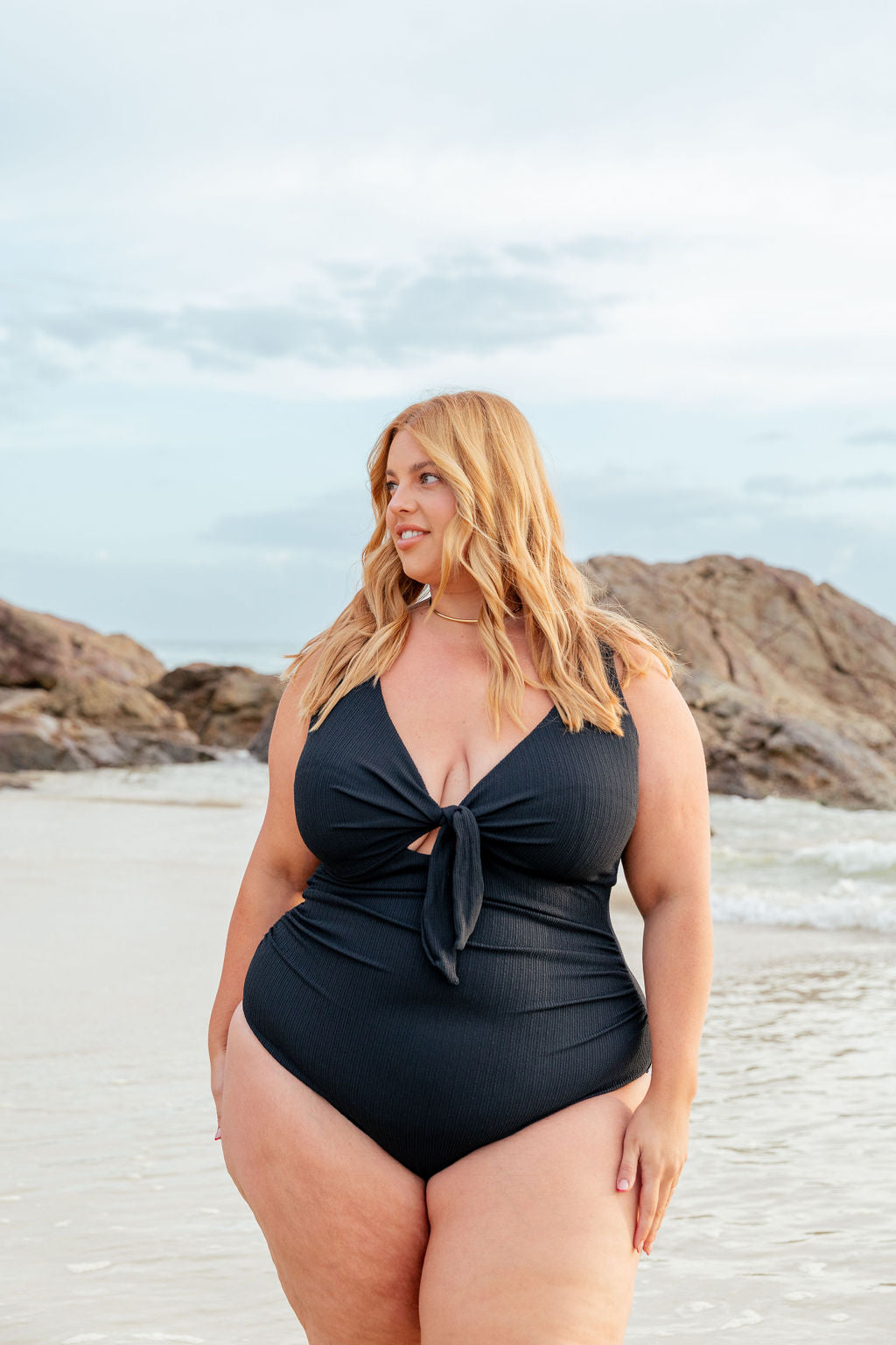 Noosa Tie One Piece in Black