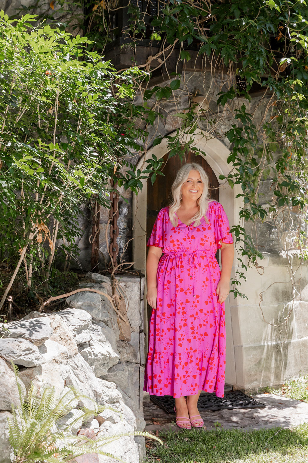 Charlize Dress in Sweet Valentine