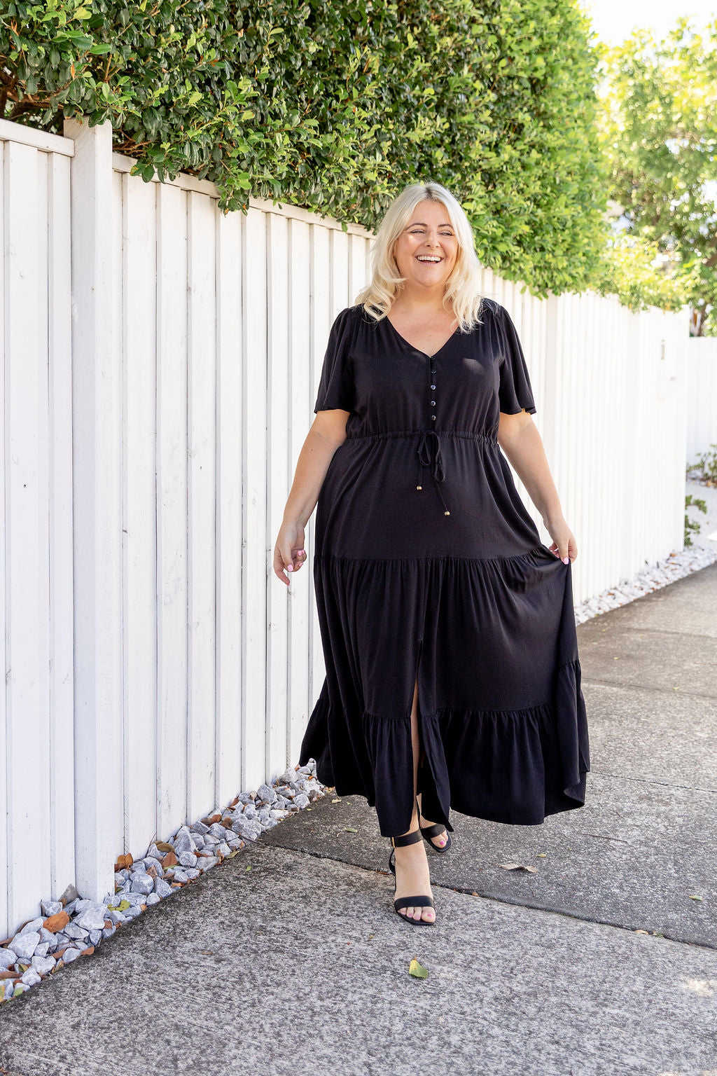 Bonnie Maxi Dress in Black