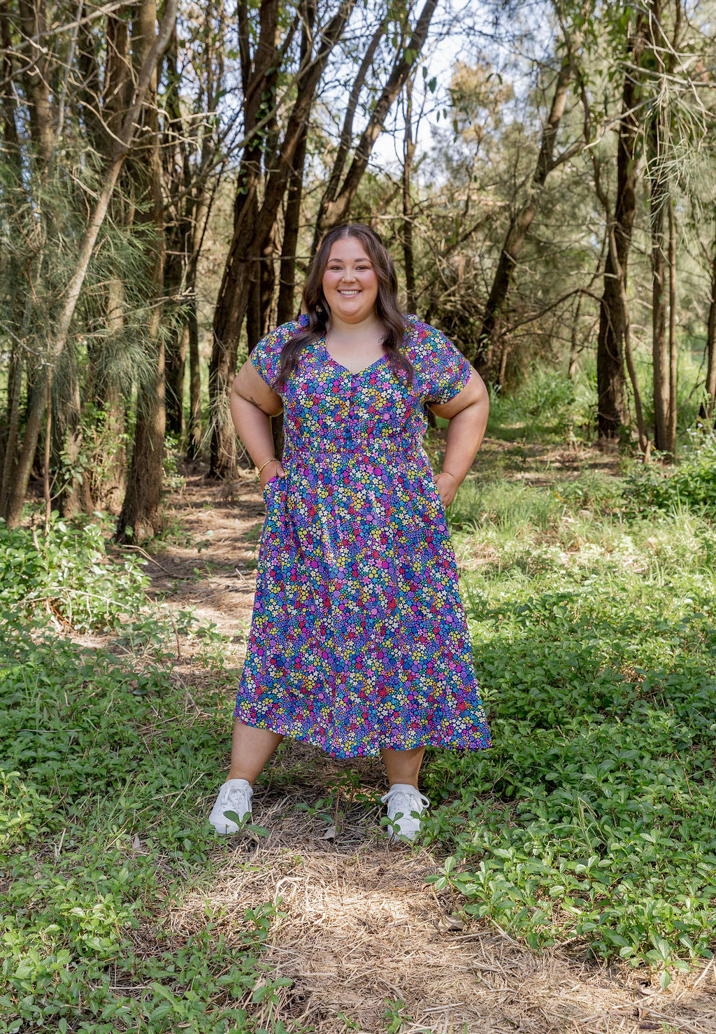 Millie Dress in Ditsy by Kasey Rainbow