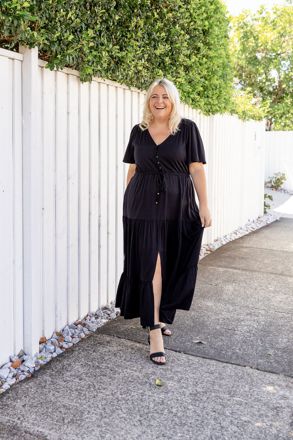 Bonnie Maxi Dress in Black