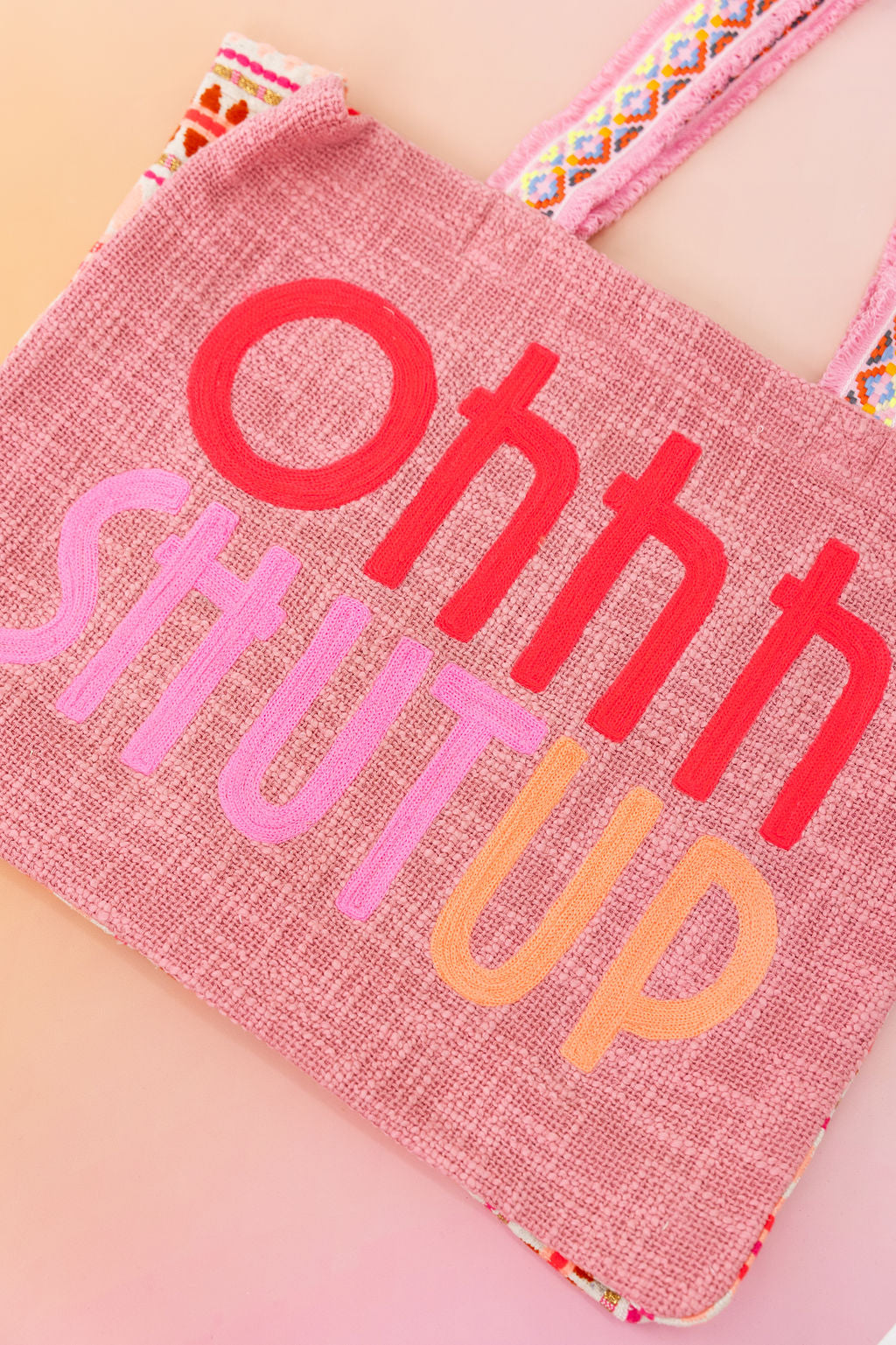 'Ohhh Shut Up' Woven Tote Bag