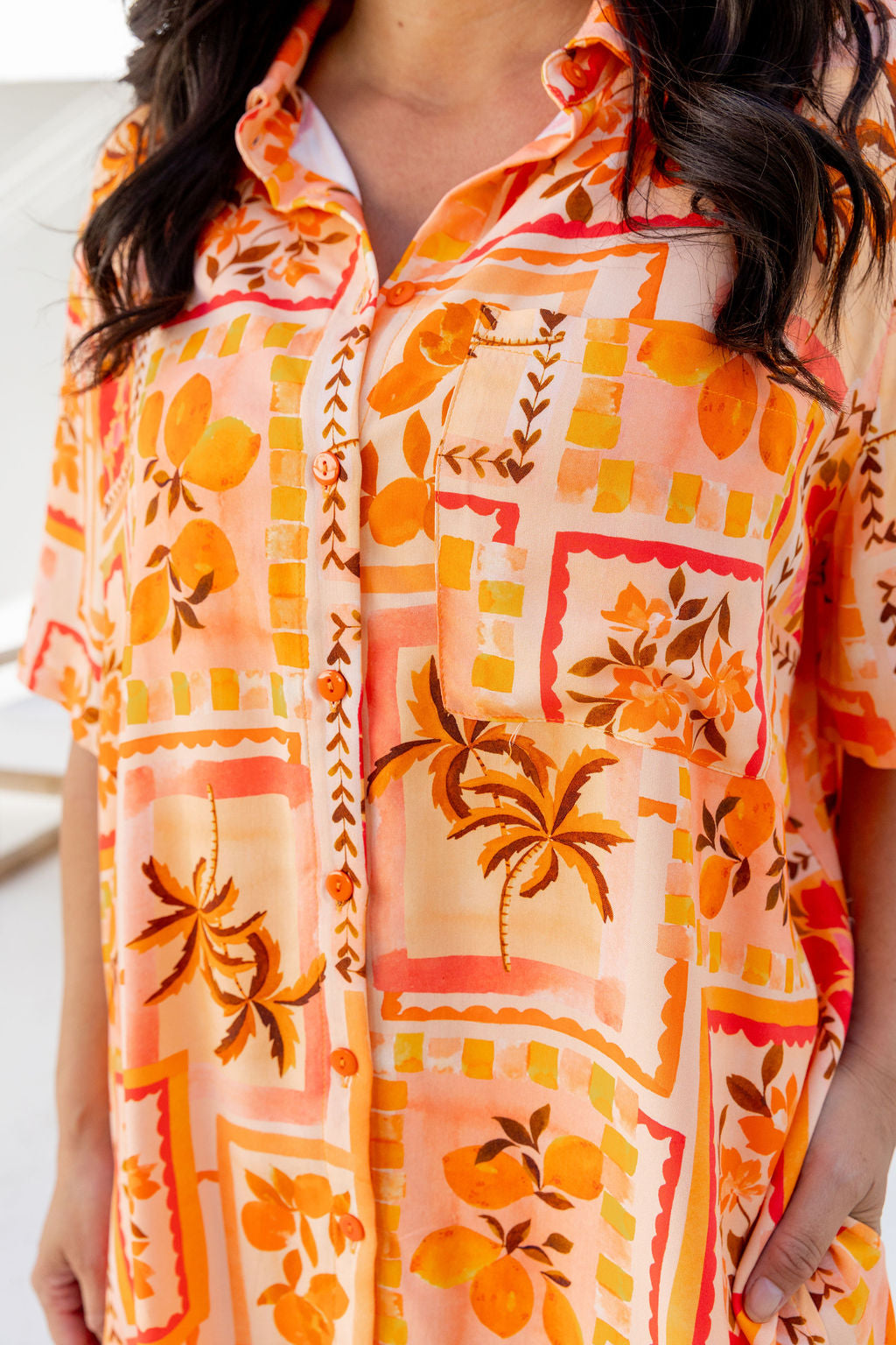 Samara Shirt in Sunkissed Mosaic