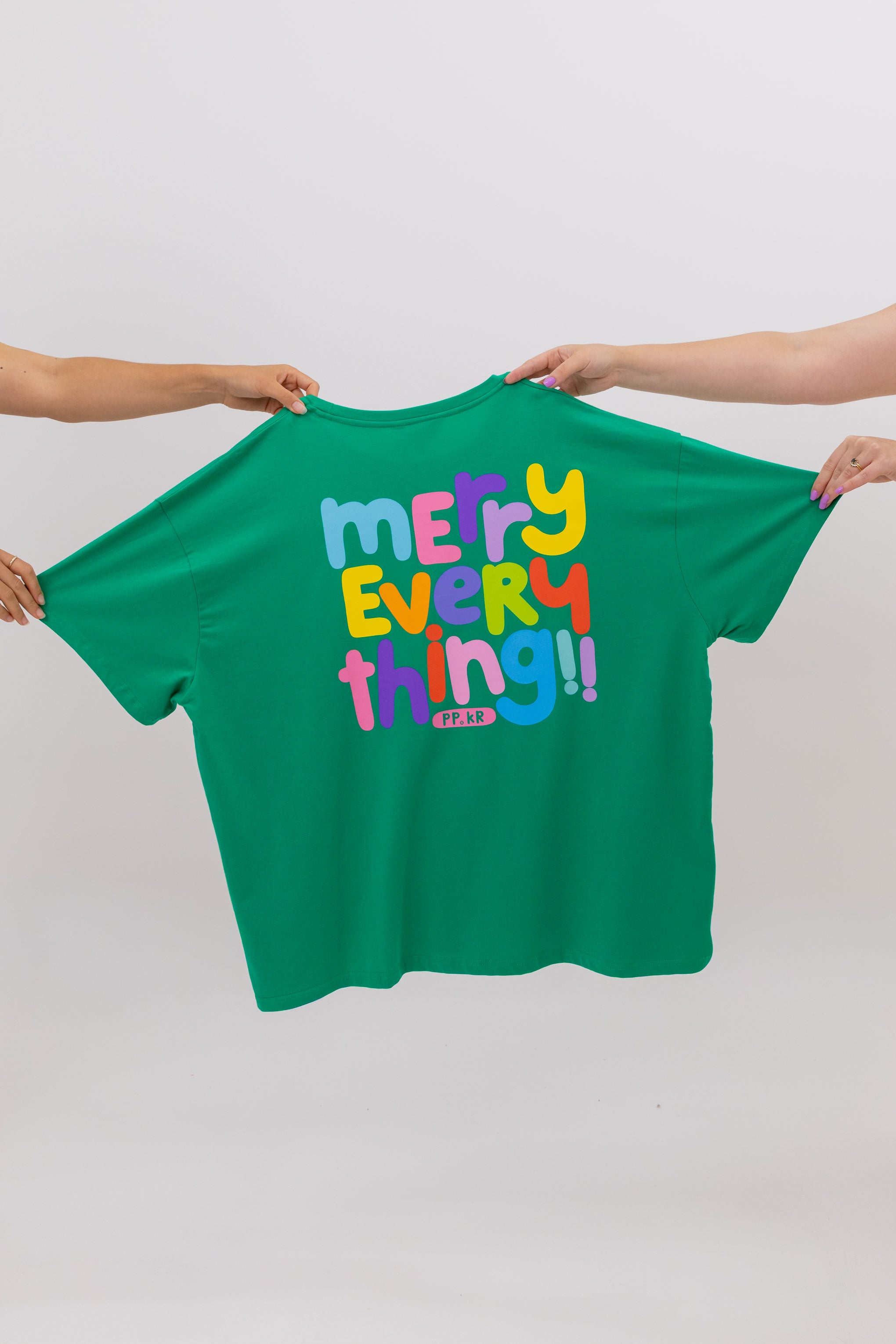Alfie Oversized T-Shirt in Merry Everything by Kasey Rainbow