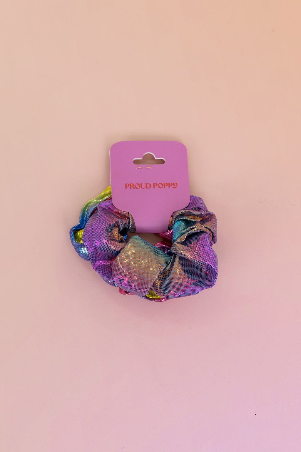 Rainbow Scrunchies – 2 Pack (Blue, Purple, Pink & Lime Green)