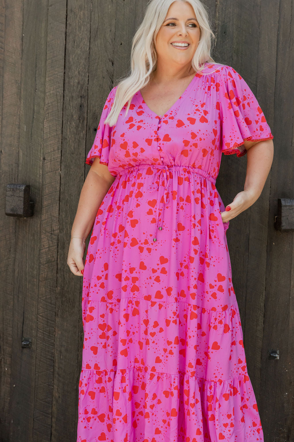 Charlize Dress in Sweet Valentine