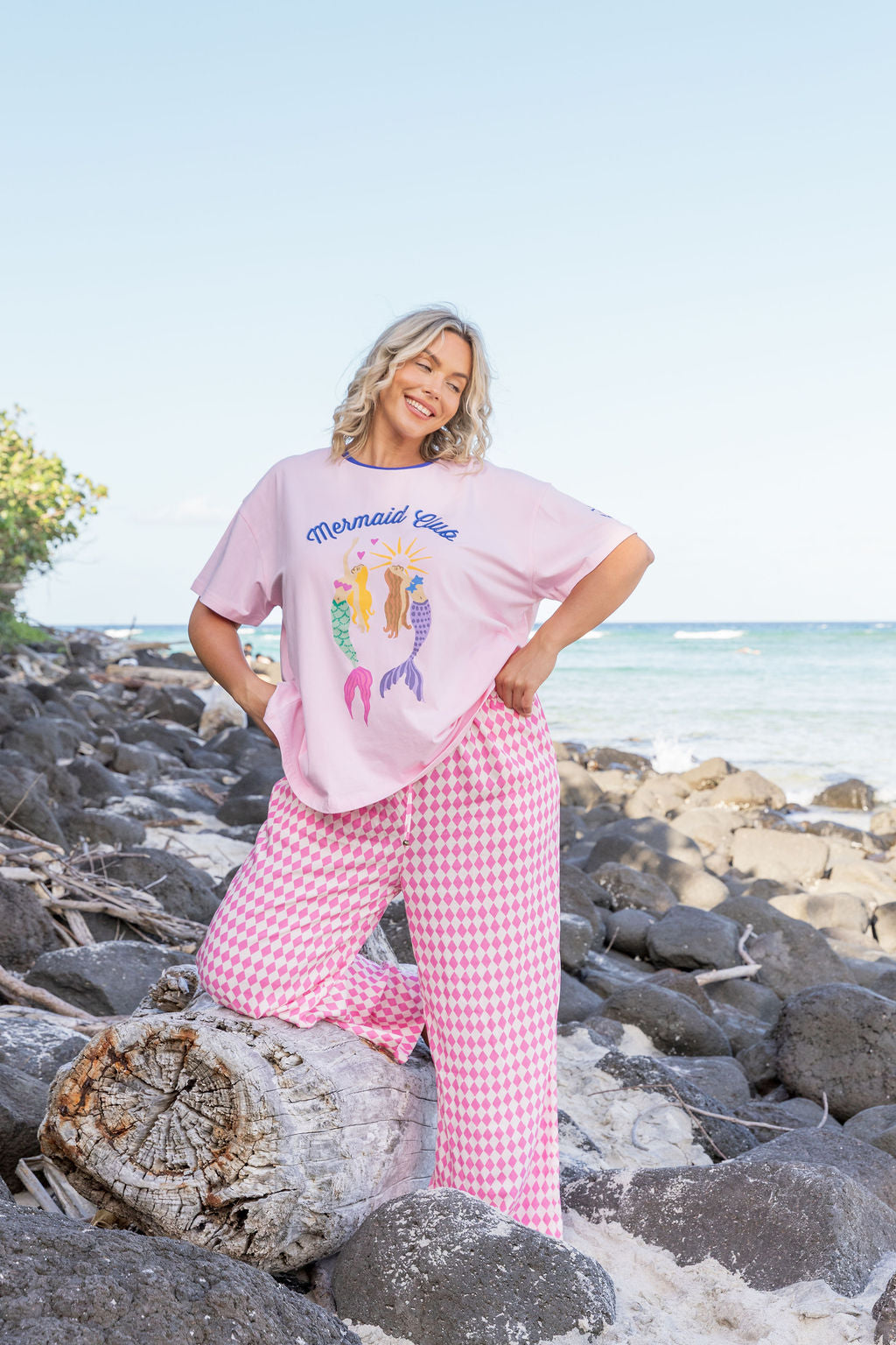 Gina Pants in Sorrento Pink