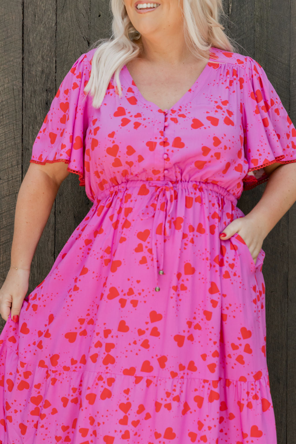Charlize Dress in Sweet Valentine