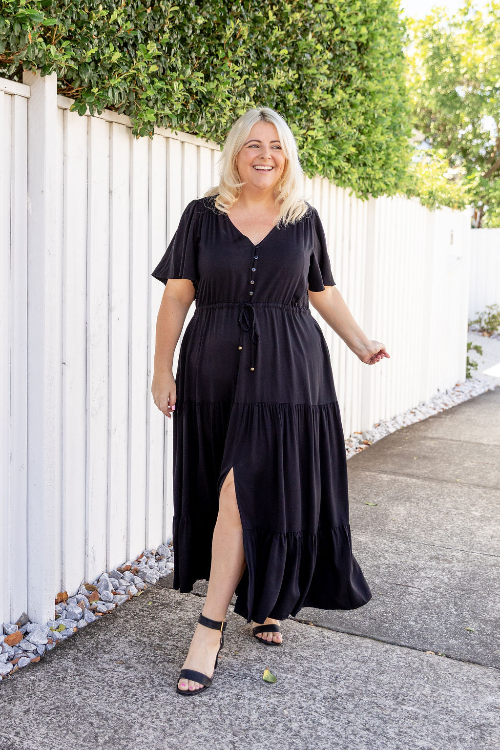 Bonnie Maxi Dress in Black