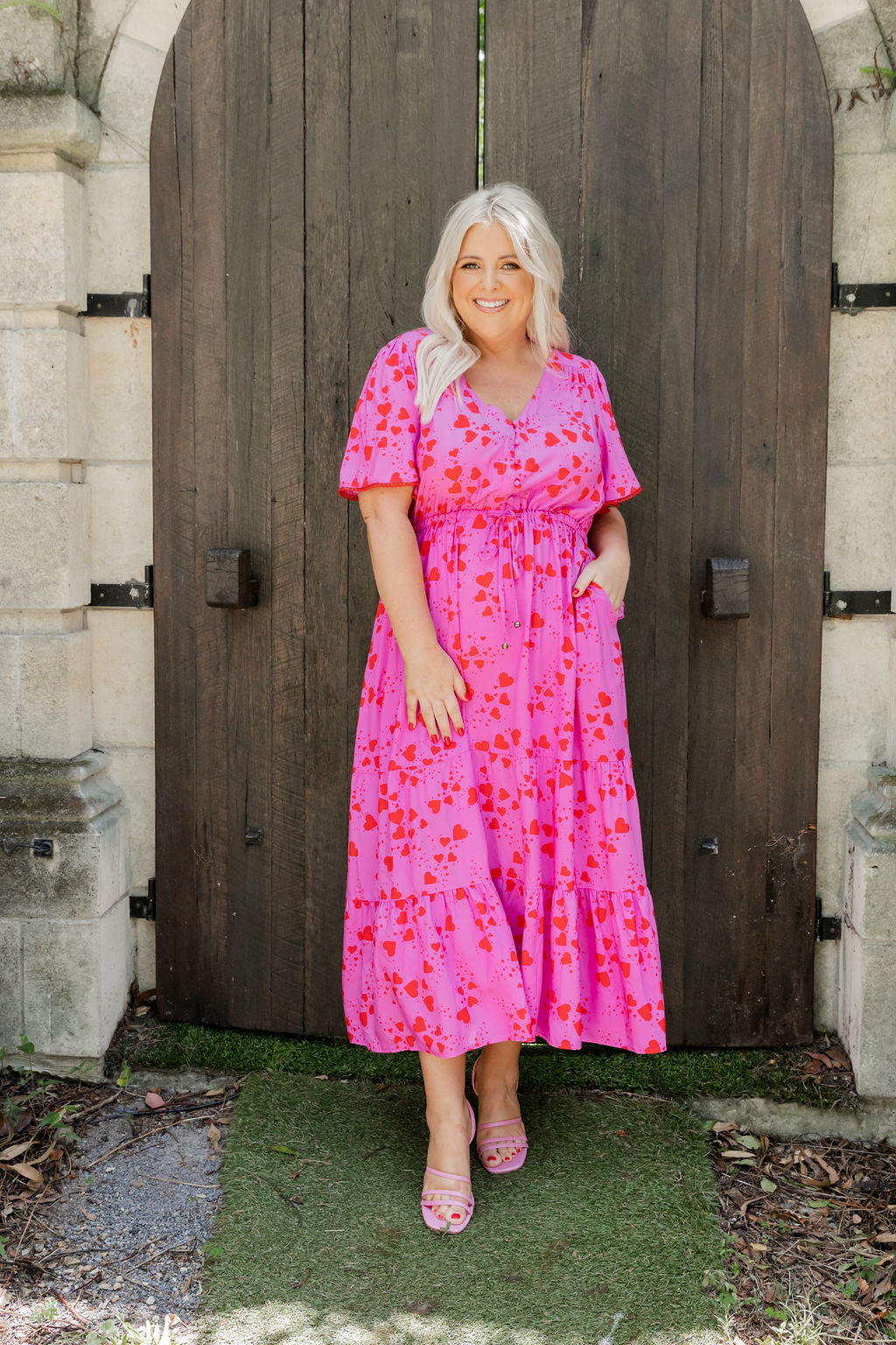 Charlize Dress in Sweet Valentine