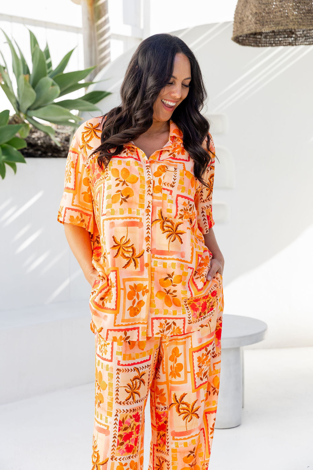 Samara Shirt in Sunkissed Mosaic