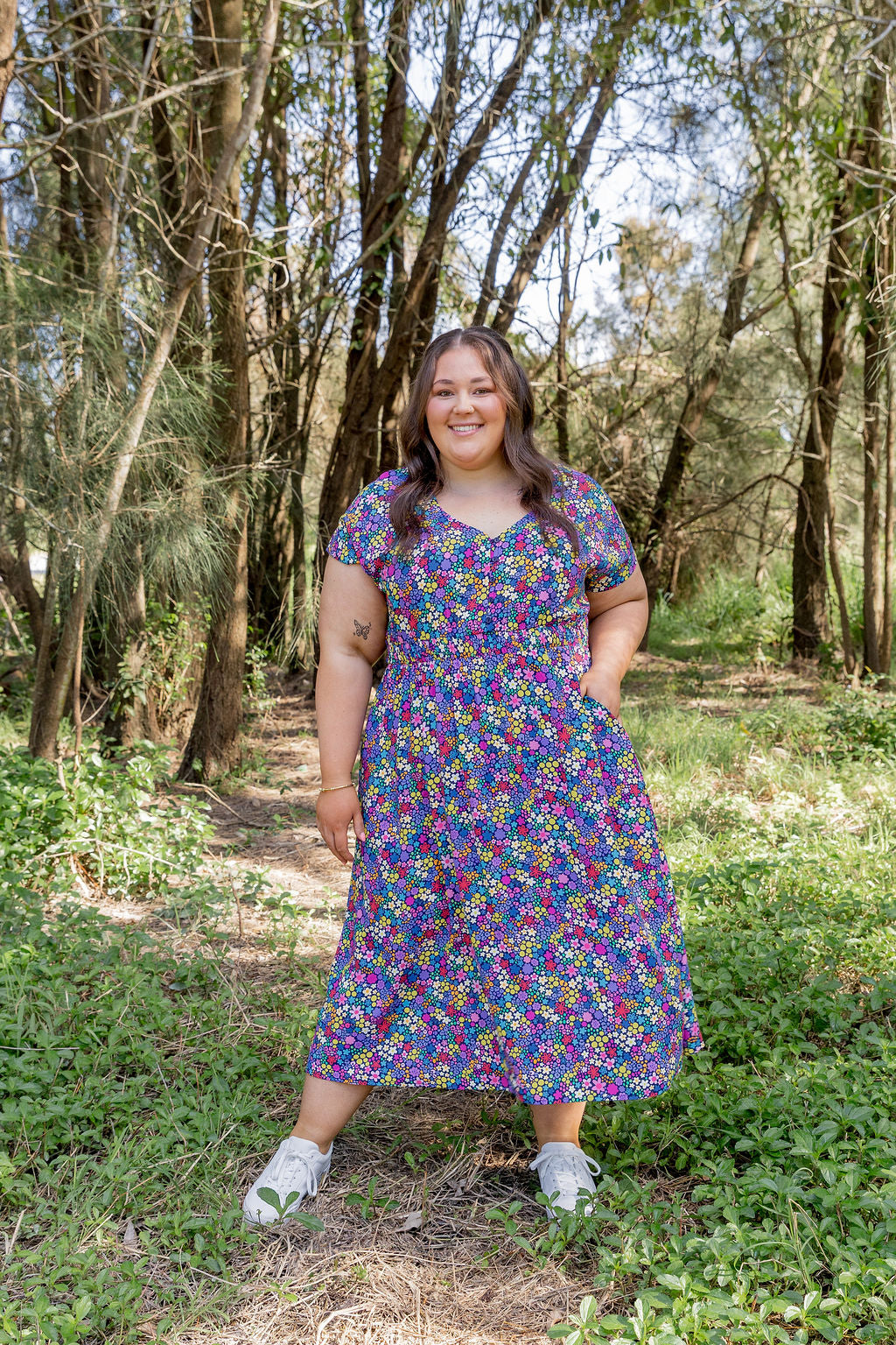 Millie Dress in Ditsy by Kasey Rainbow