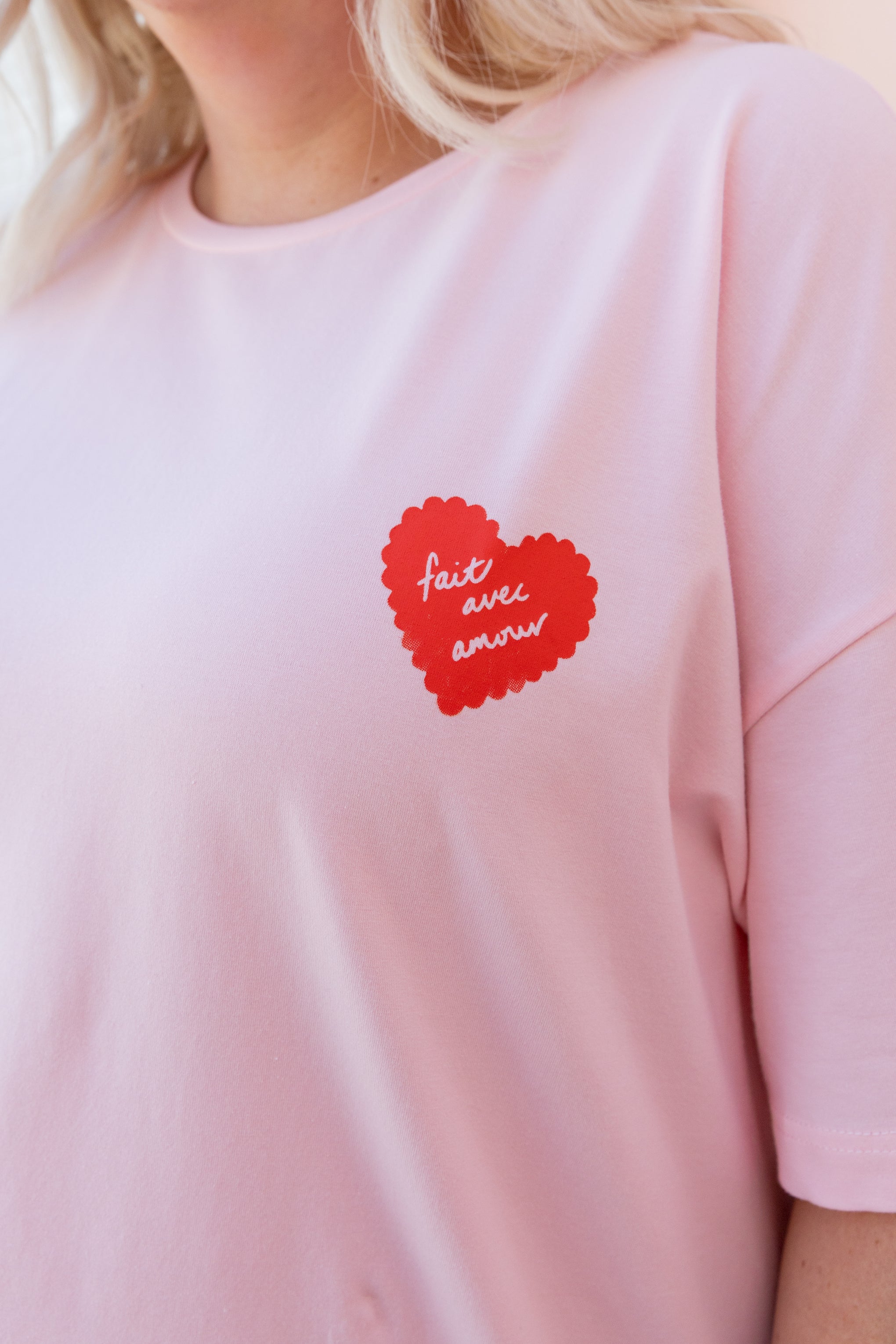 Alfie Oversized Tee in Cherry On Top