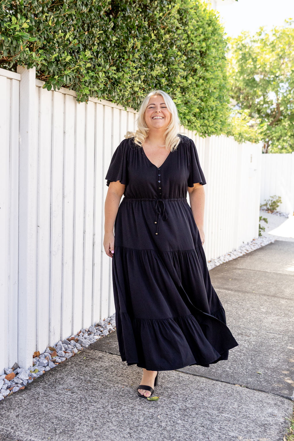Bonnie Maxi Dress in Black