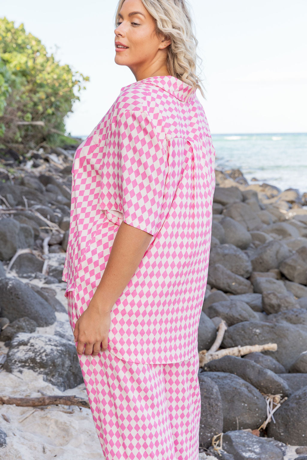 Samara Shirt in Sorrento Pink