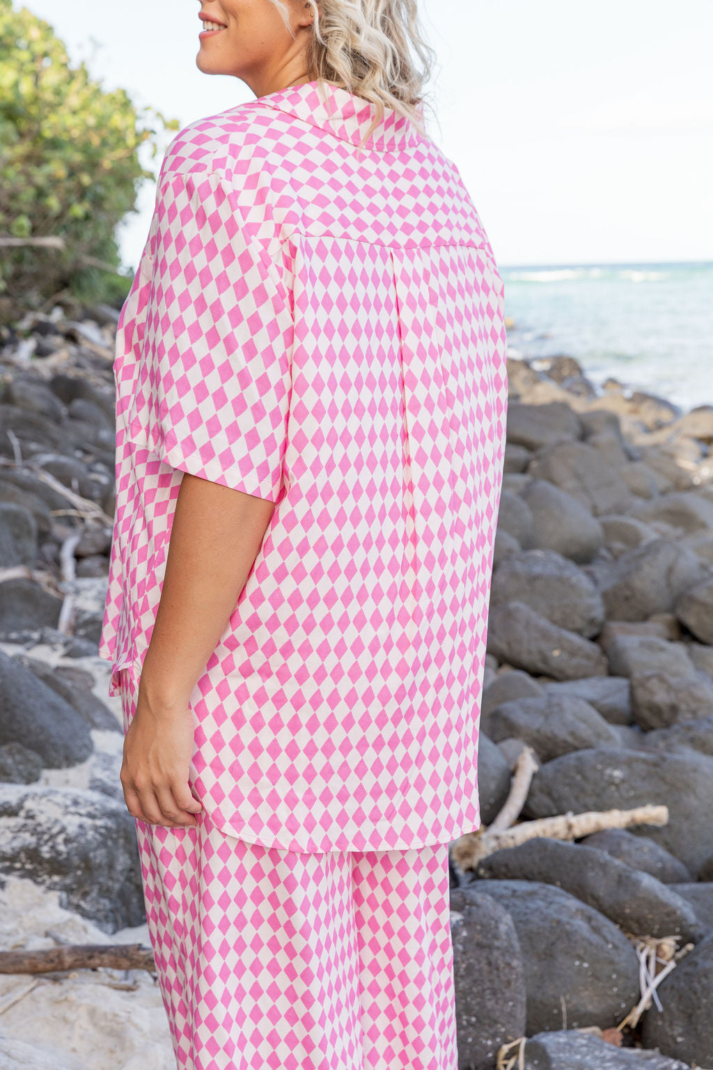Samara Shirt in Sorrento Pink