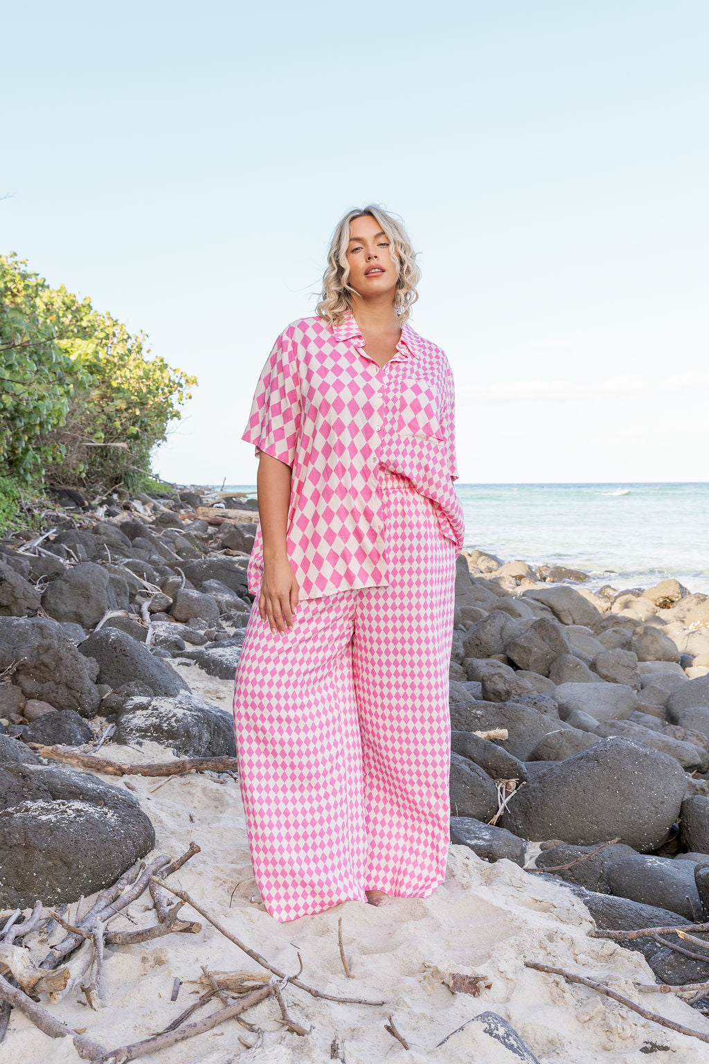 Gina Pants in Sorrento Pink