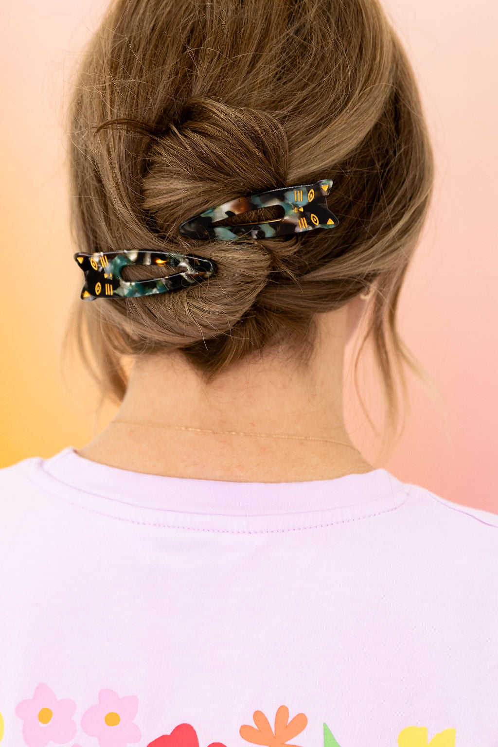 Cat Clips in Black & Green