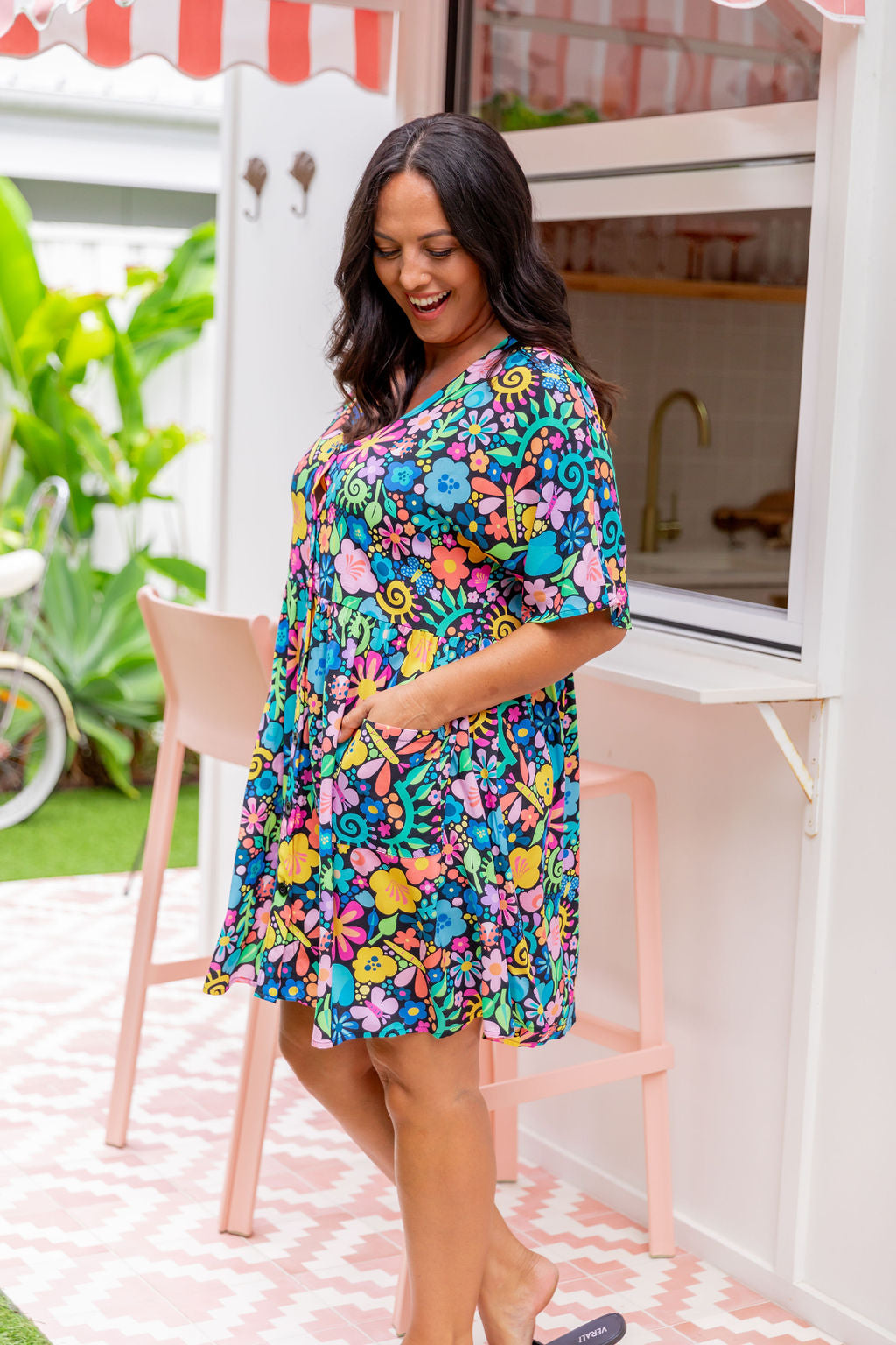 Disco Dress in Garden Party by Kasey Rainbow