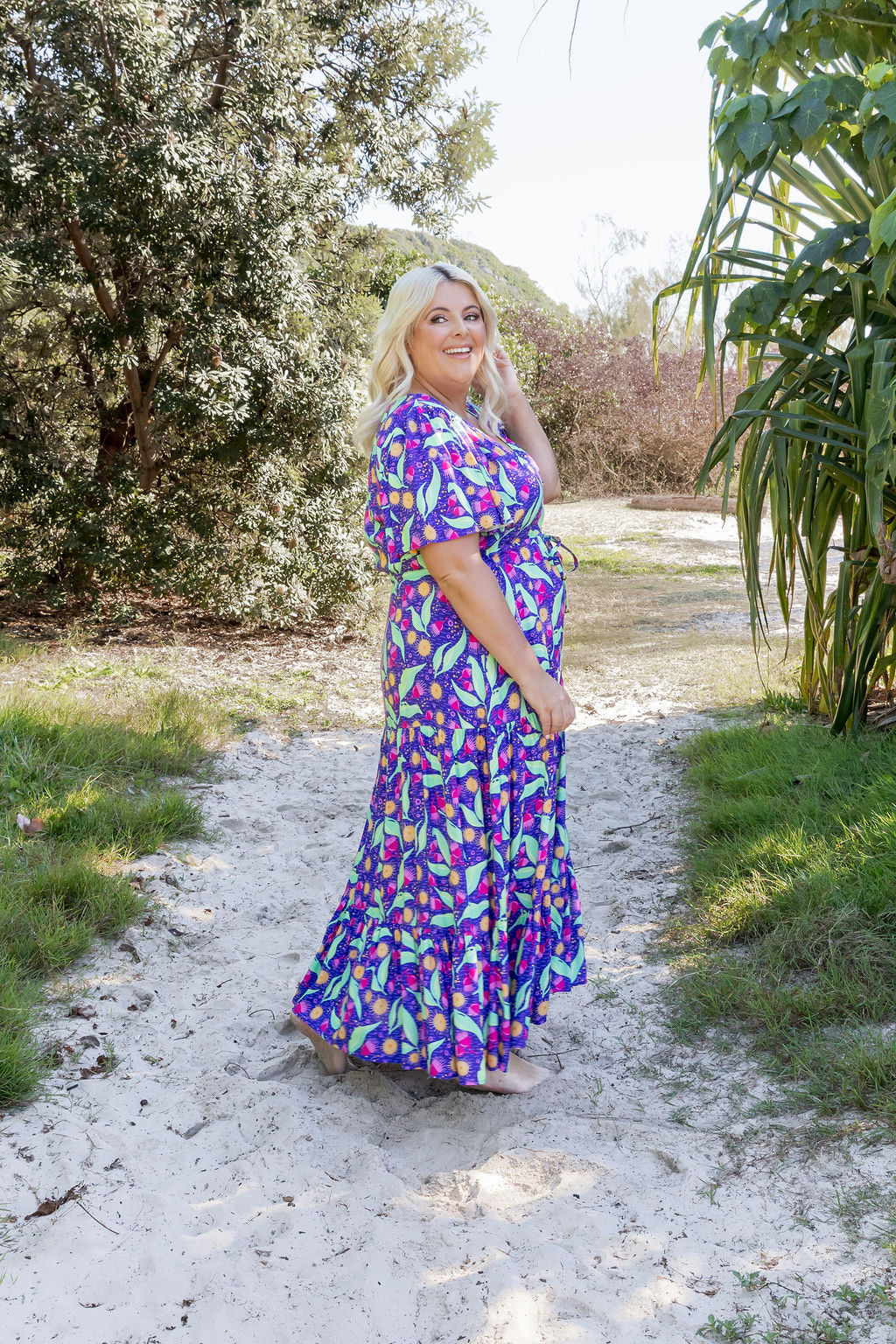 Bonnie Maxi Dress in Gumnuts