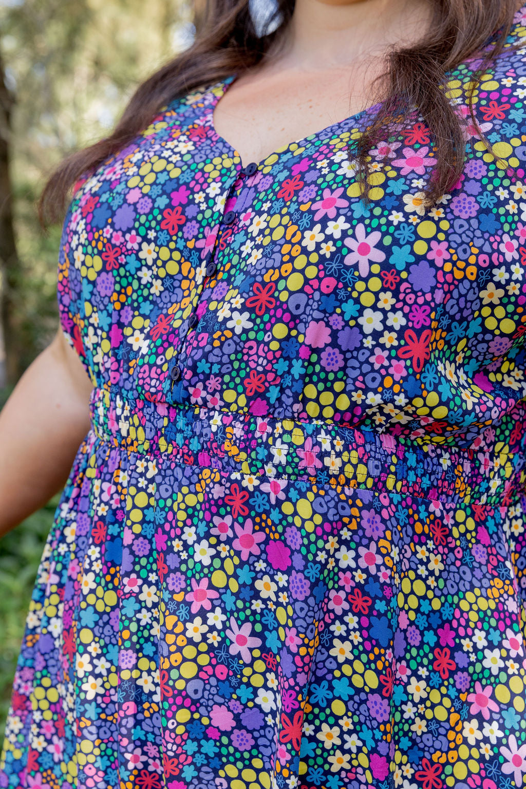 Millie Dress in Ditsy by Kasey Rainbow