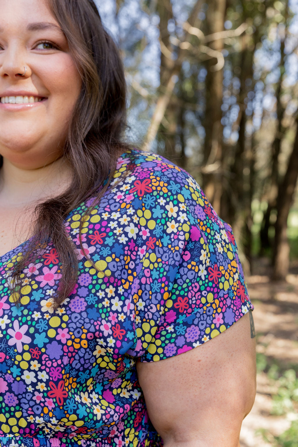 Millie Dress in Ditsy by Kasey Rainbow